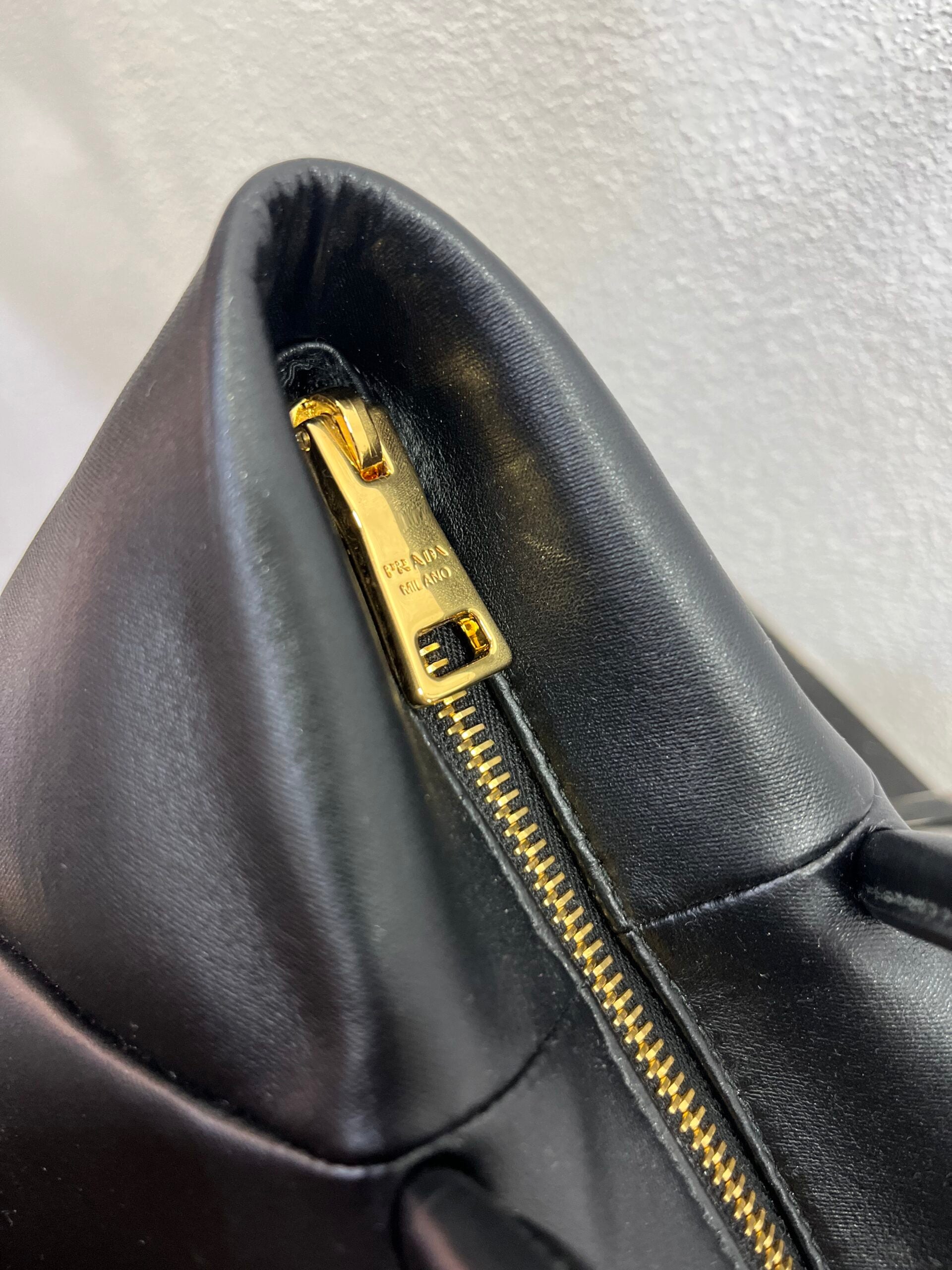 Prada Milano Soft Bag in Nappa Nera