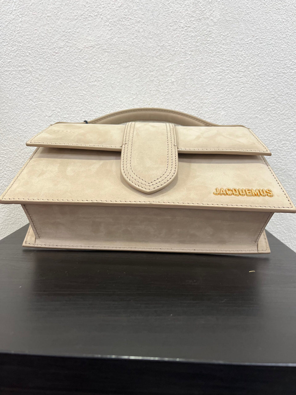 Jacquemus Grand Bambino Grigia Nabuck