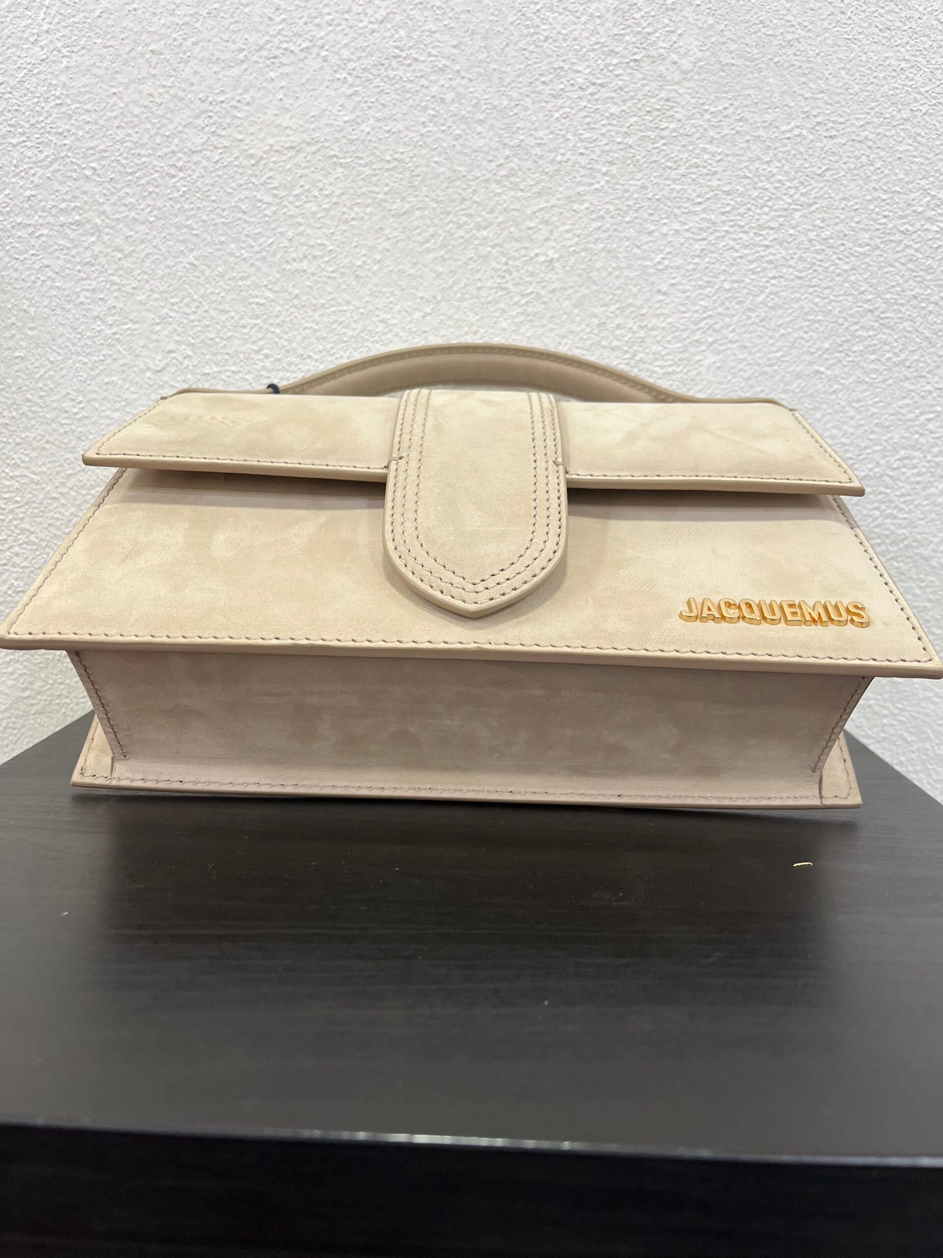 Jacquemus Grand Bambino Grigia Nabuck