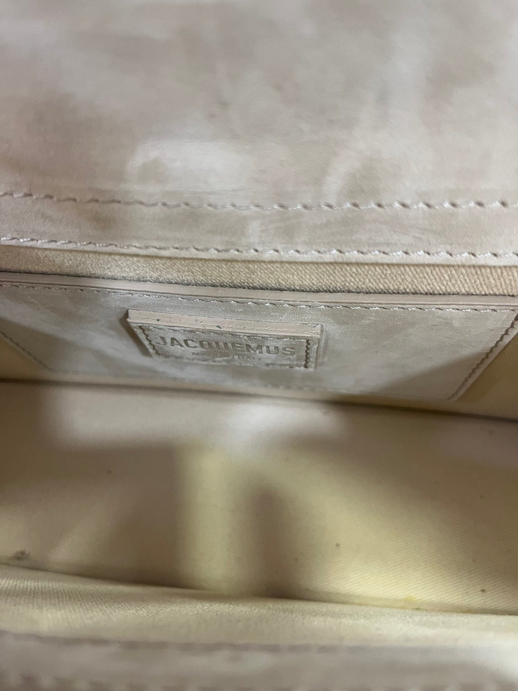 Jacquemus Grand Bambino Grigia Nabuck