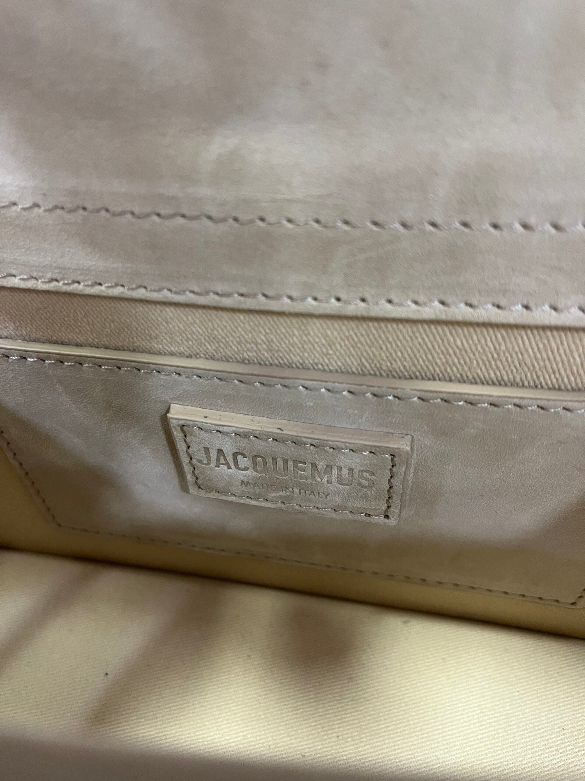 Jacquemus Grand Bambino Grigia Nabuck