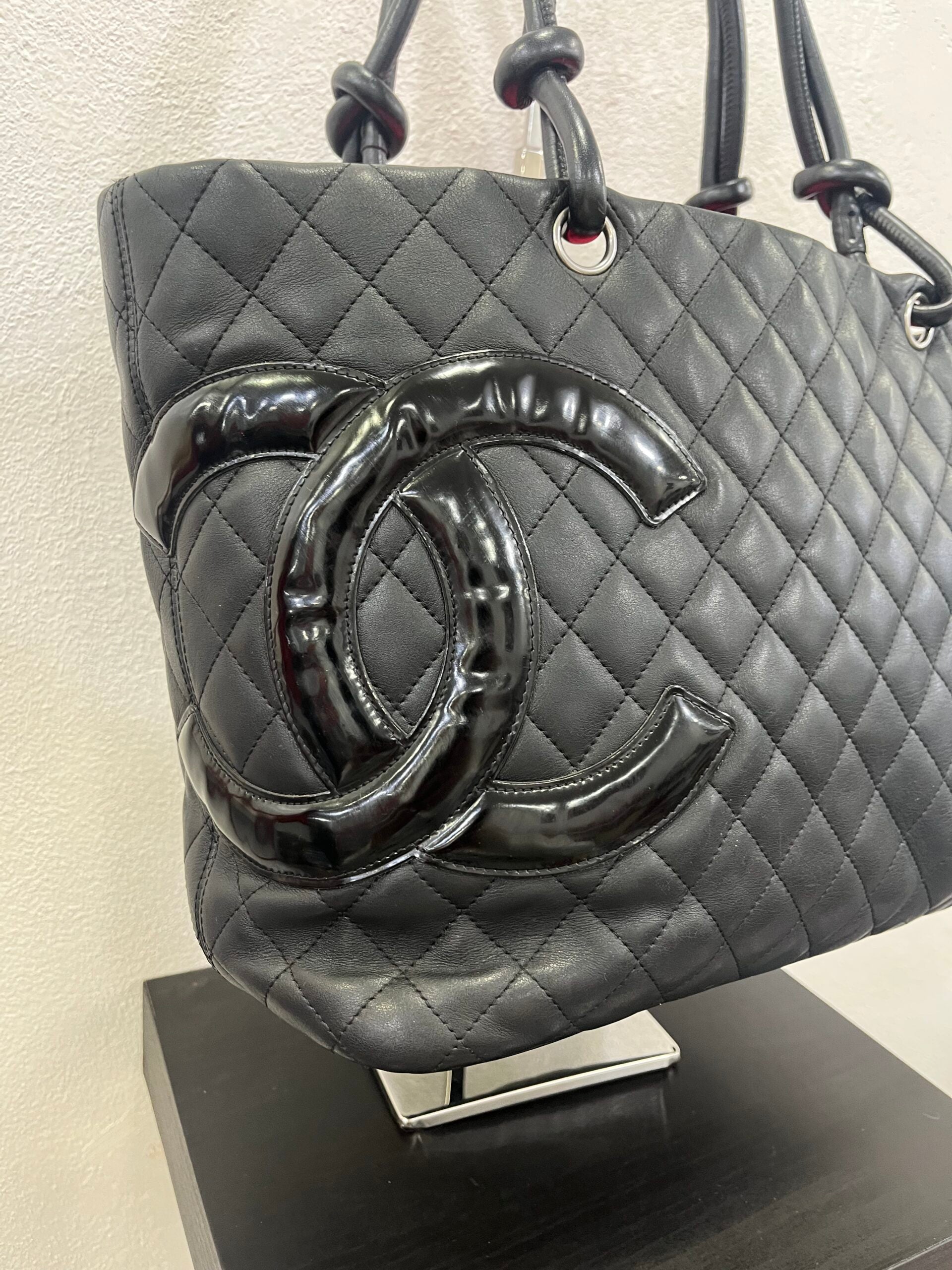 Chanel Cambon Tote Matalesse nero