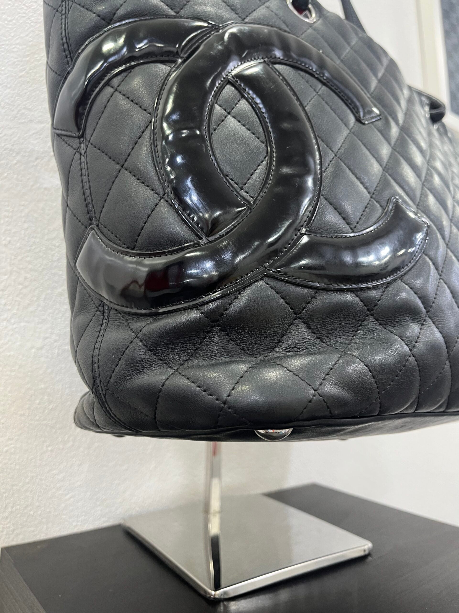 Chanel Cambon Tote Matalesse nero