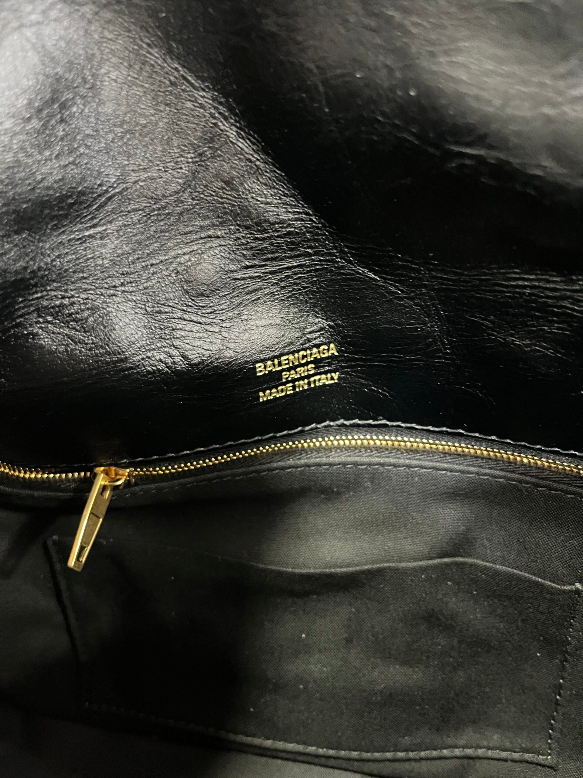 Balenciaga Monaco in nappa nera
