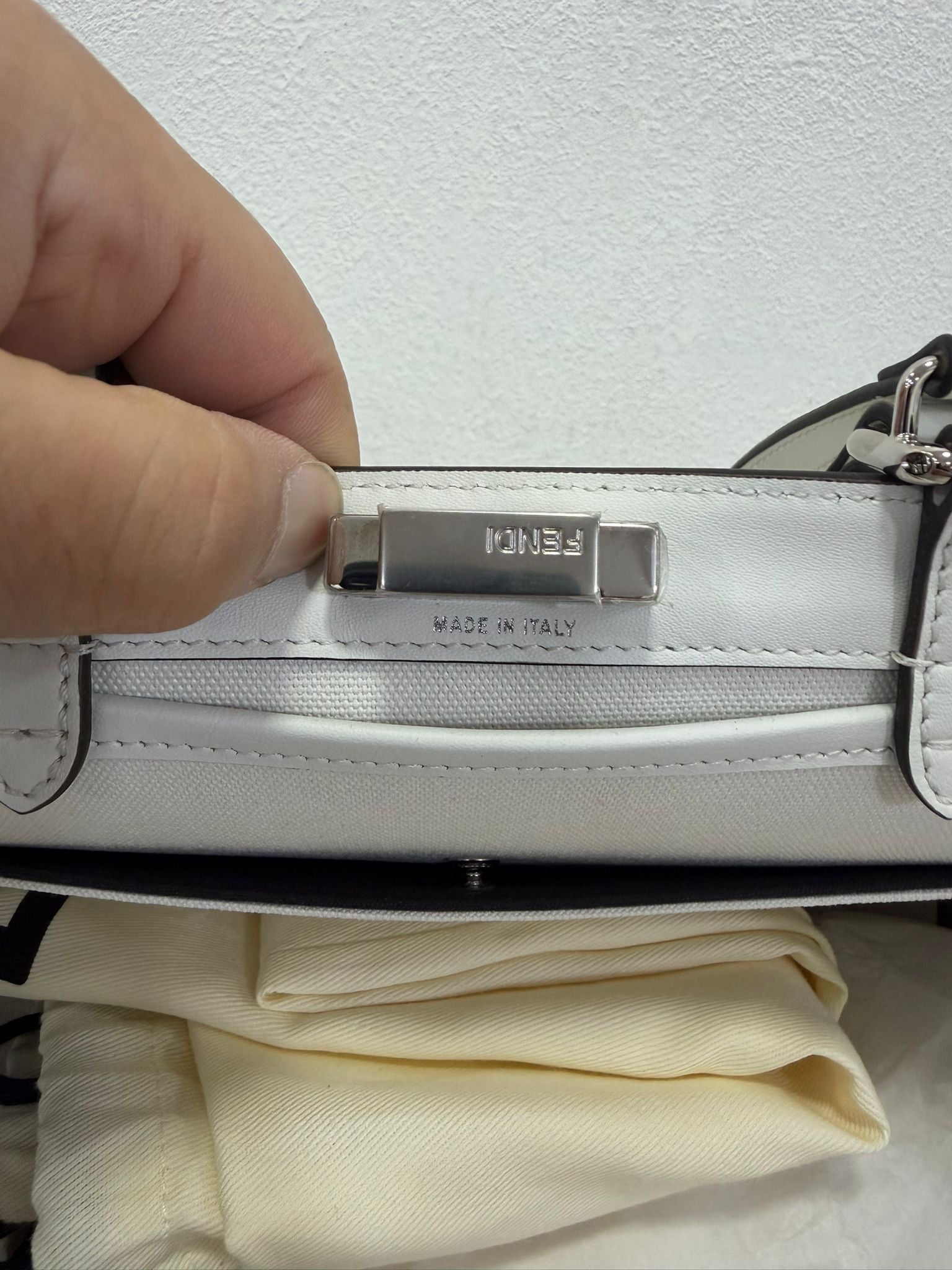 Fendi X-Tote canvas con ricamo FF
