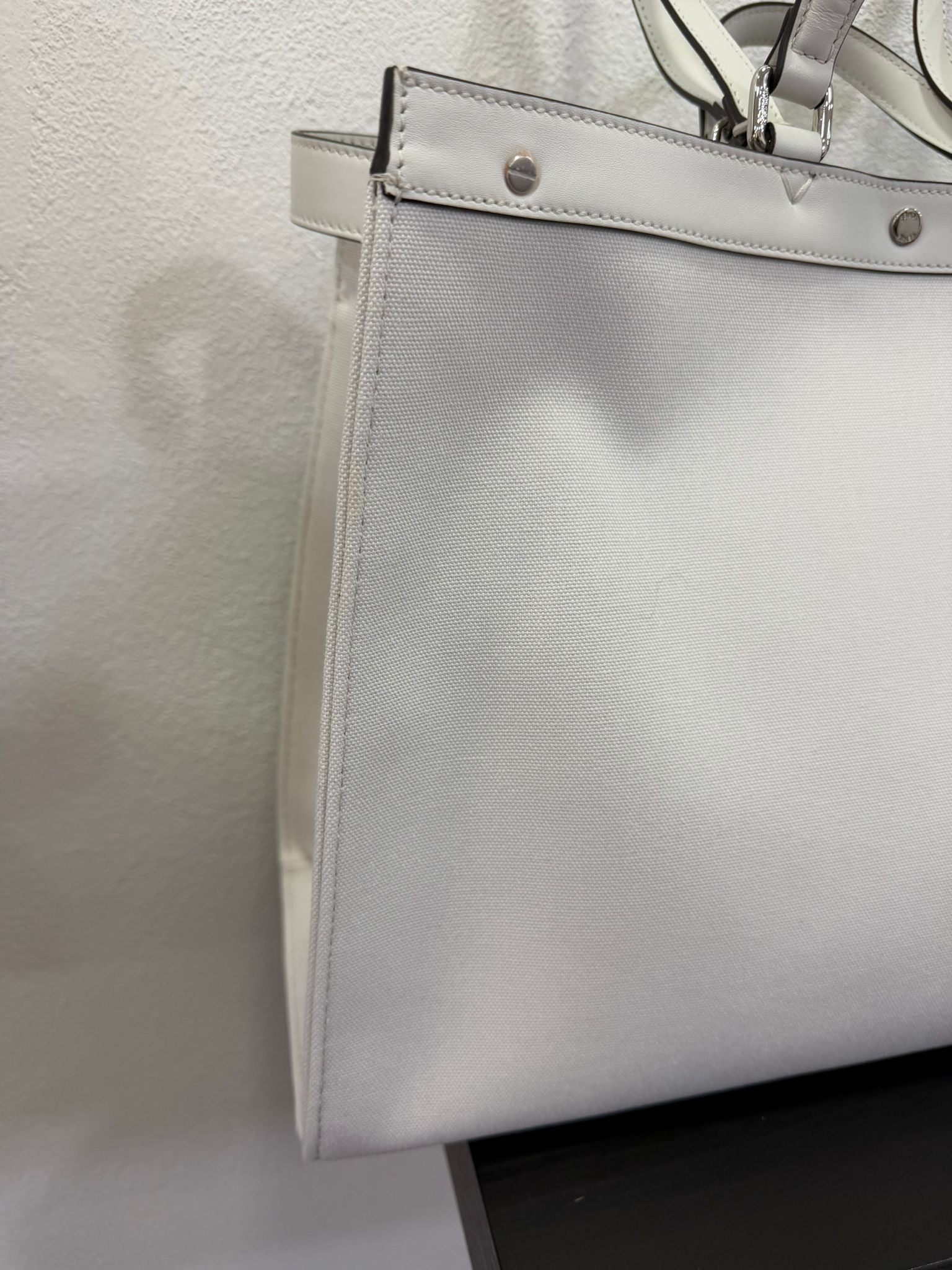 Fendi X-Tote canvas con ricamo FF