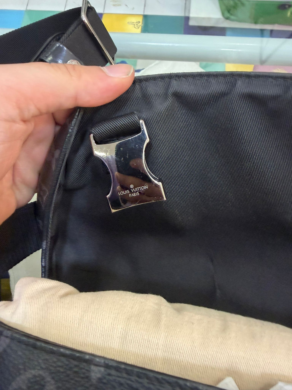 Louis Vuitton Messenger Voyage monogram eclipse