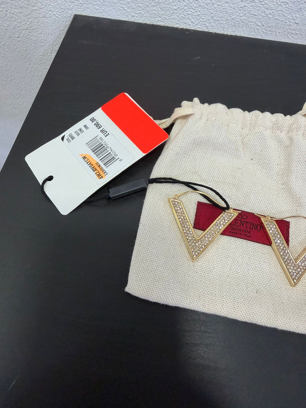 Valentino Garavani Orecchini V Logo Con strass