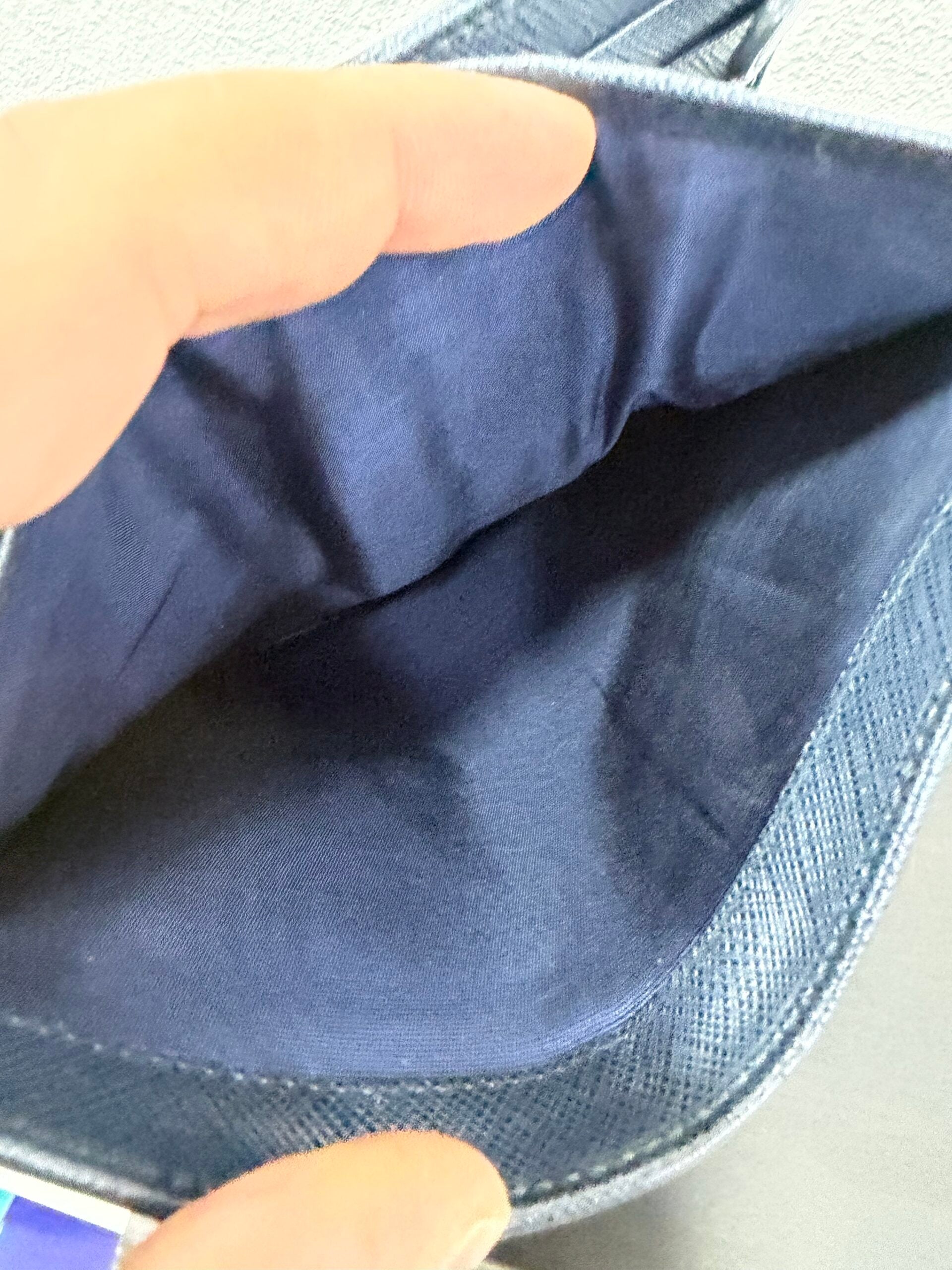 Prada Portafogli in Saffiano blu