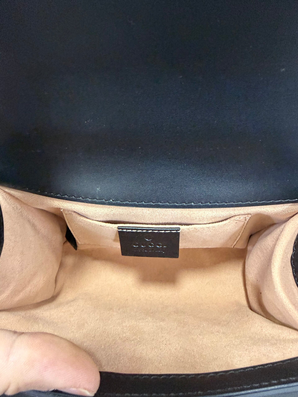 Gucci padlock in pelle GG piccola