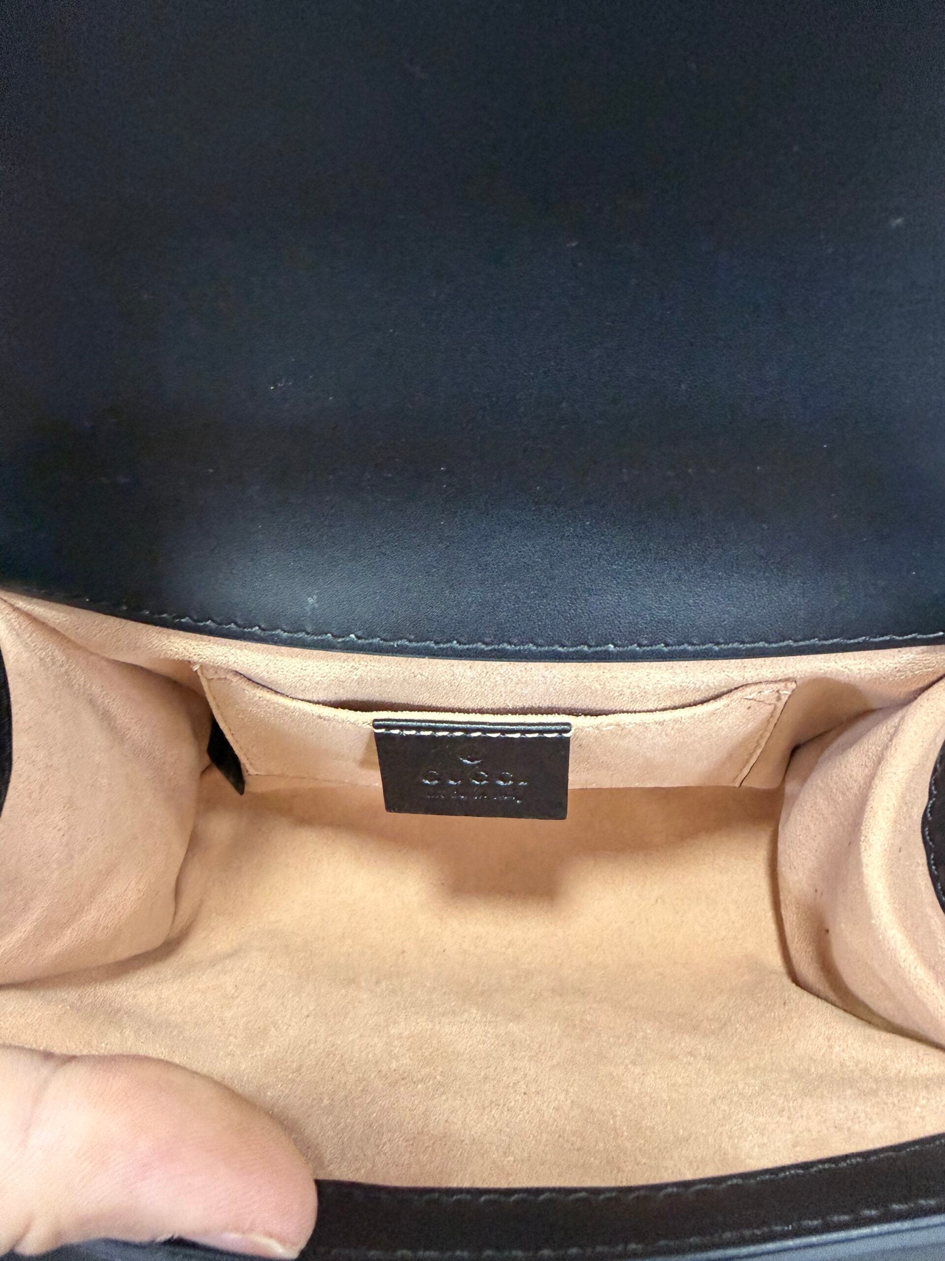 Gucci padlock in pelle GG piccola