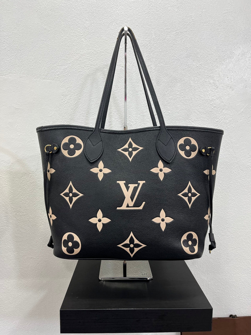 Louis Vuitton Neverfull MM Empreinte Nero/Beige