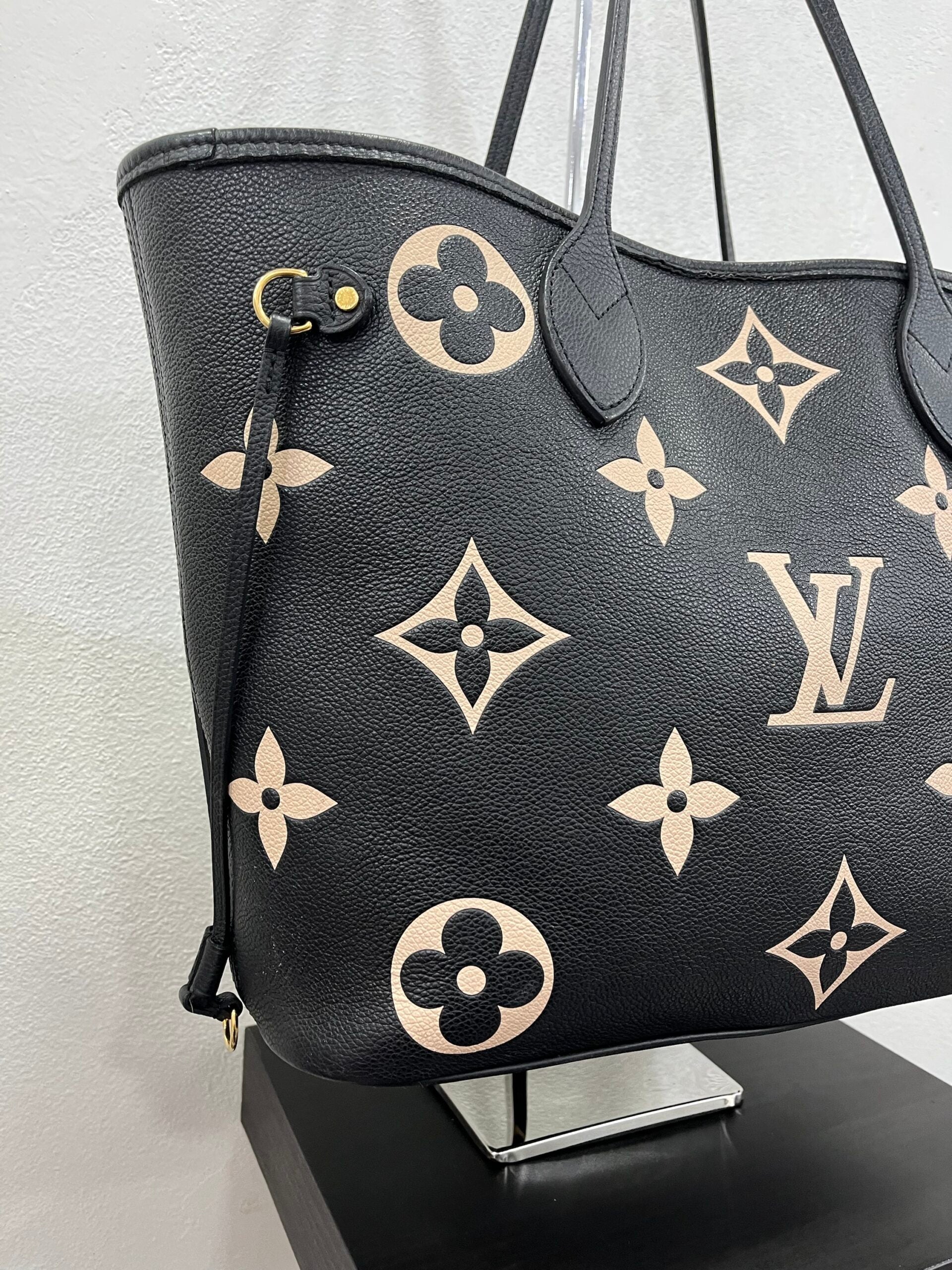 Louis Vuitton Neverfull MM Empreinte Nero/Beige