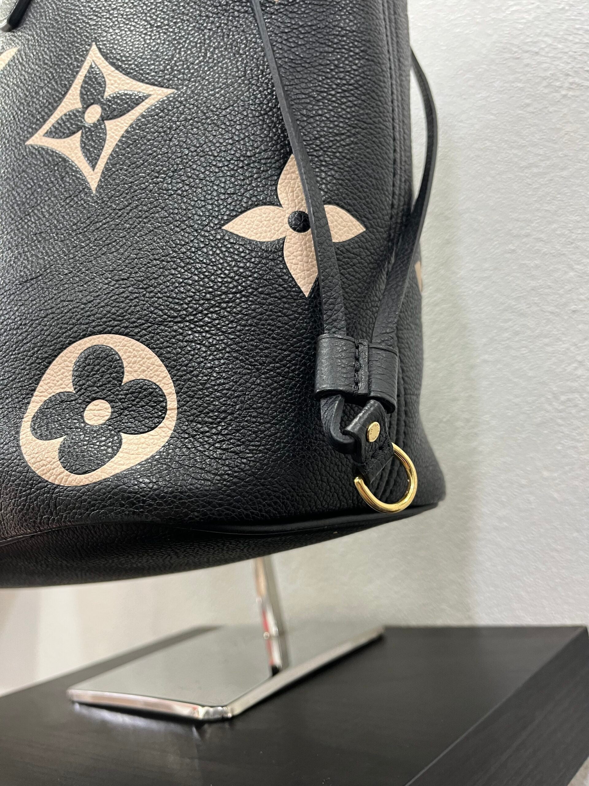 Louis Vuitton Neverfull MM Empreinte Nero/Beige