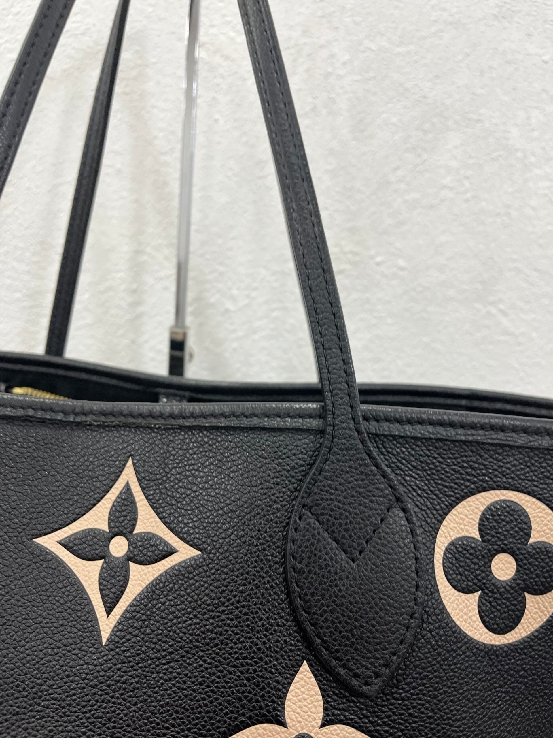 Louis Vuitton Neverfull MM Empreinte Nero/Beige