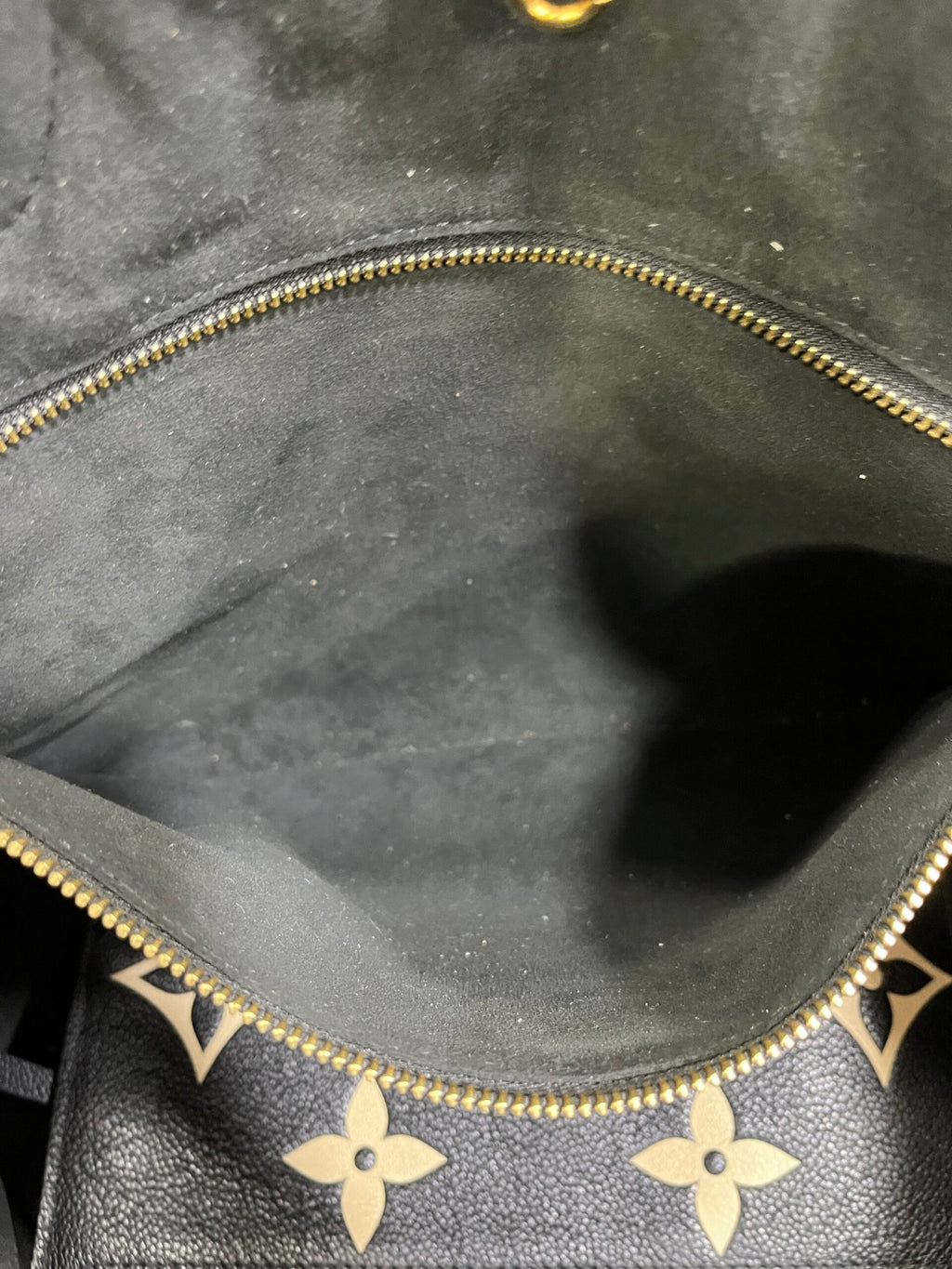 Louis Vuitton Neverfull MM Empreinte Nero/Beige