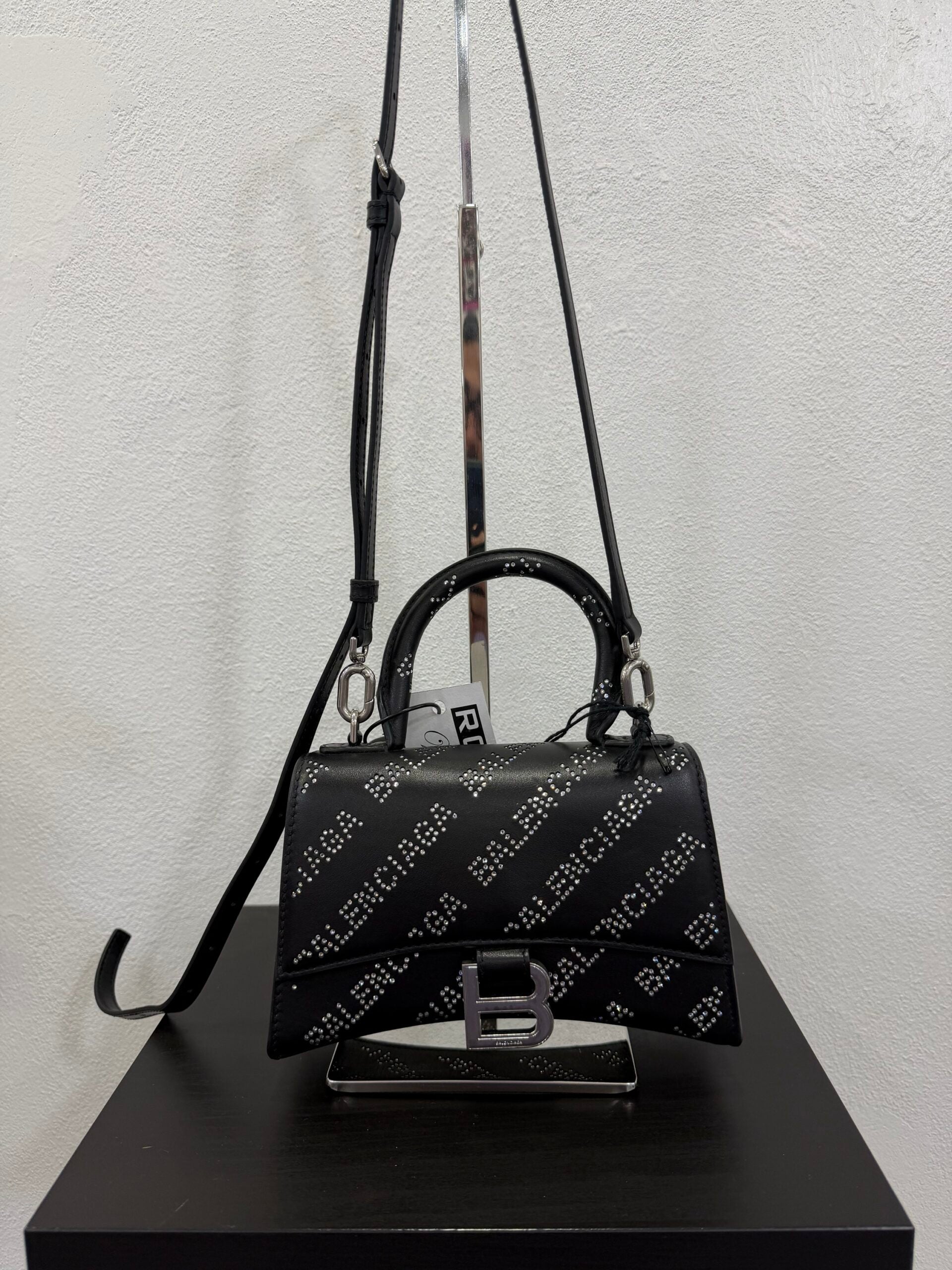Balenciaga Hourglass XS cristalli