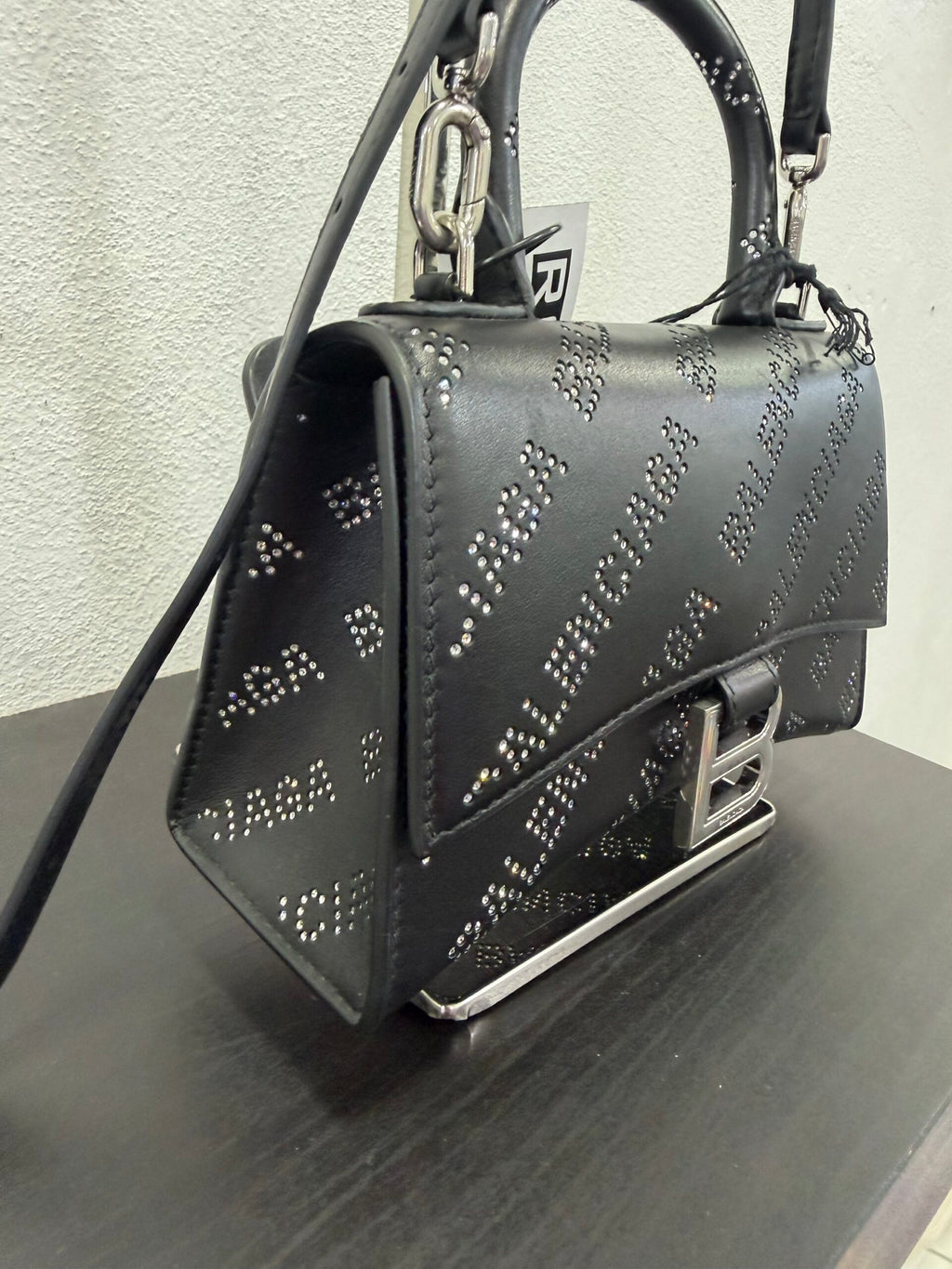 Balenciaga Hourglass XS cristalli