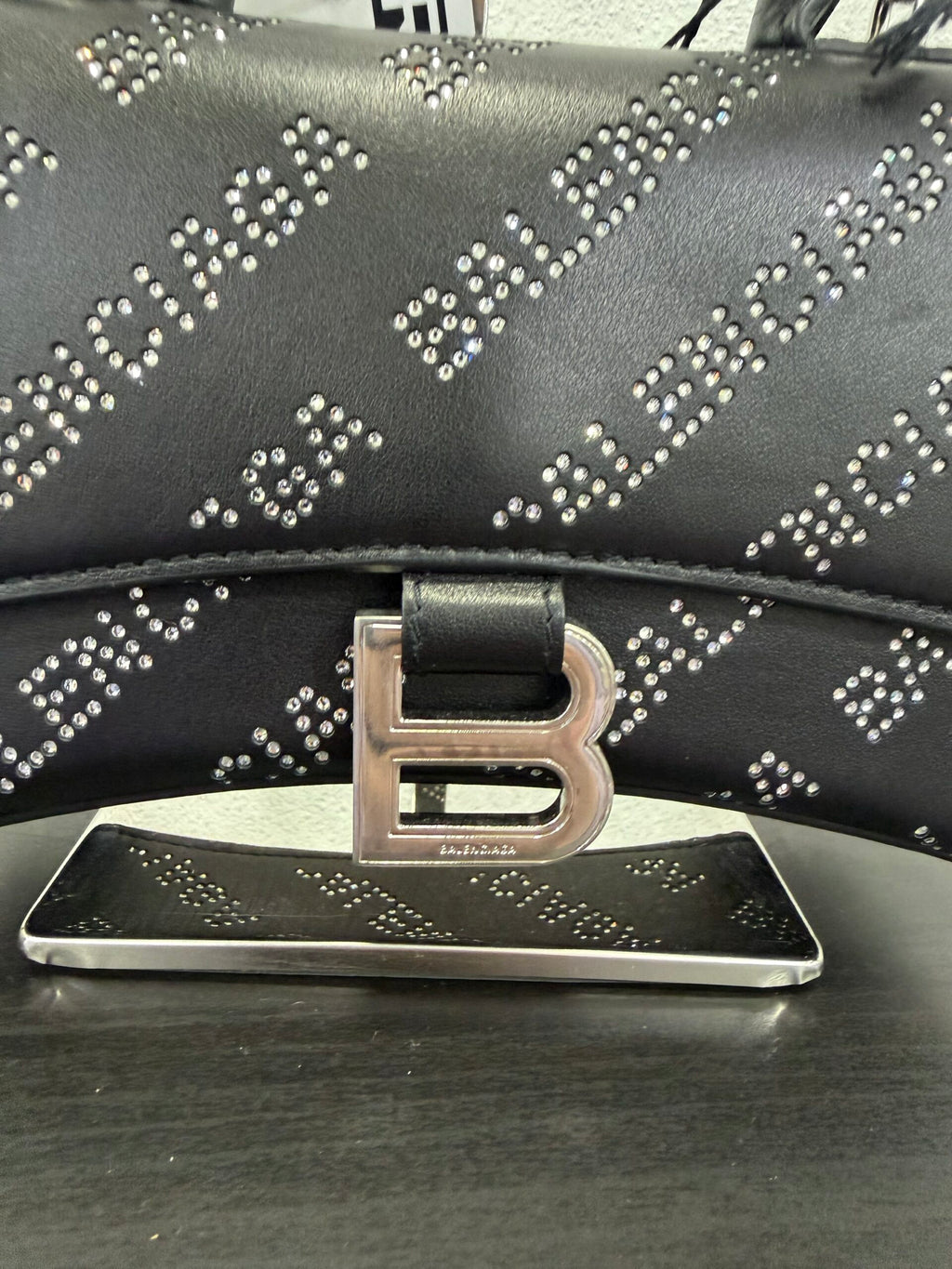 Balenciaga Hourglass XS cristalli