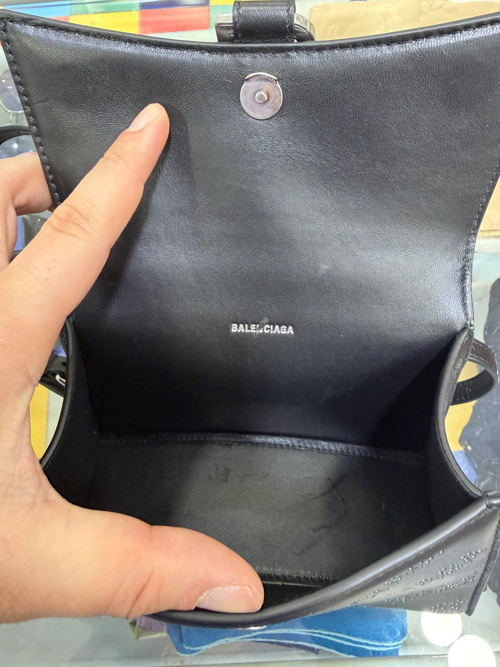 Balenciaga Hourglass XS cristalli