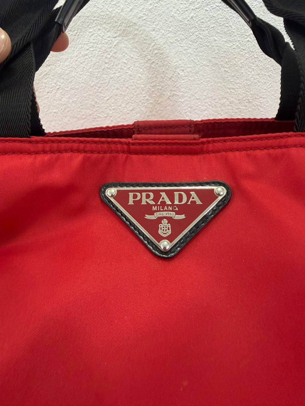 Prada Nylon Borsone con tracolla