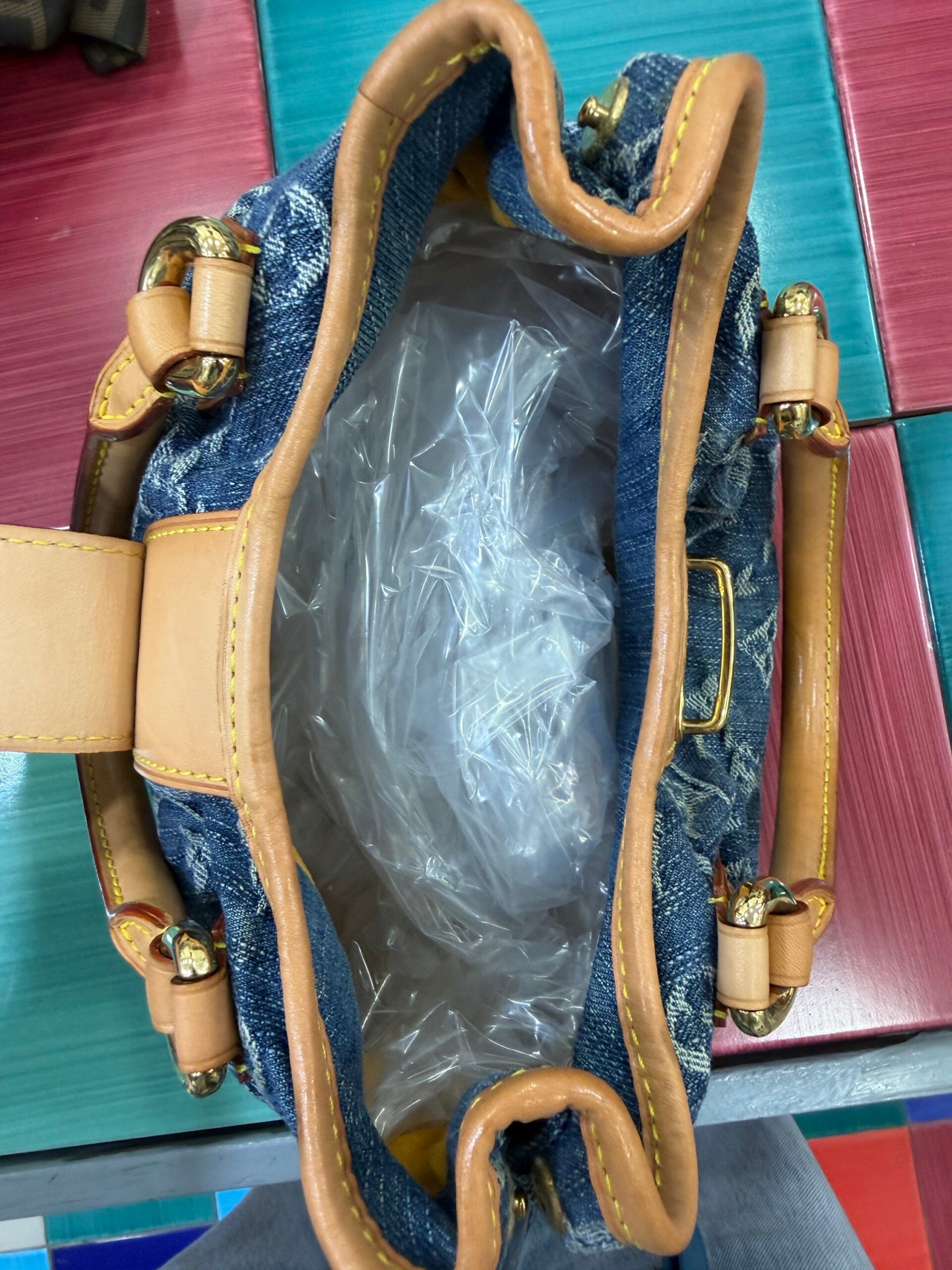 Louis Vuitton Denim Pleaty PM