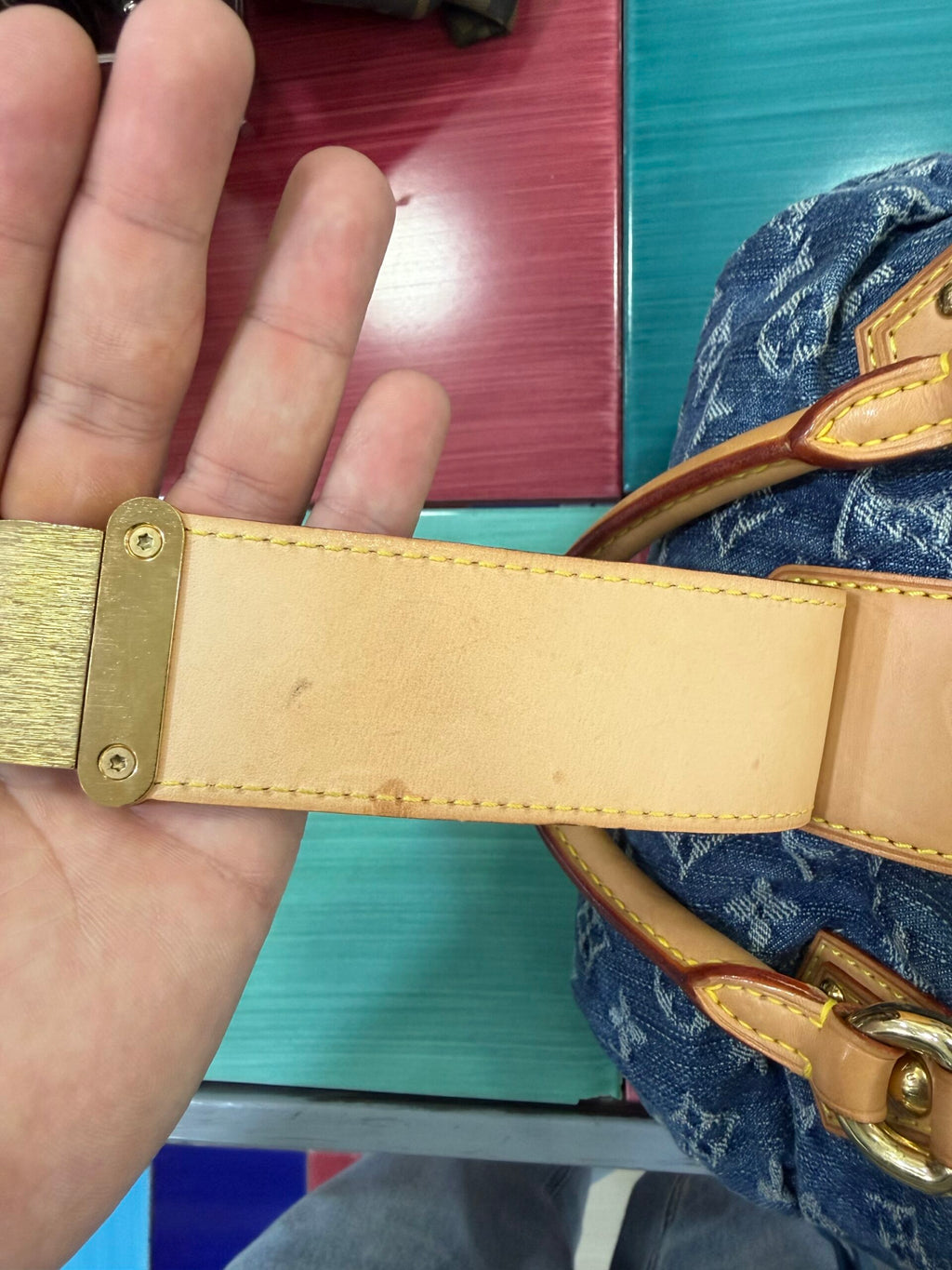 Louis Vuitton Denim Pleaty PM