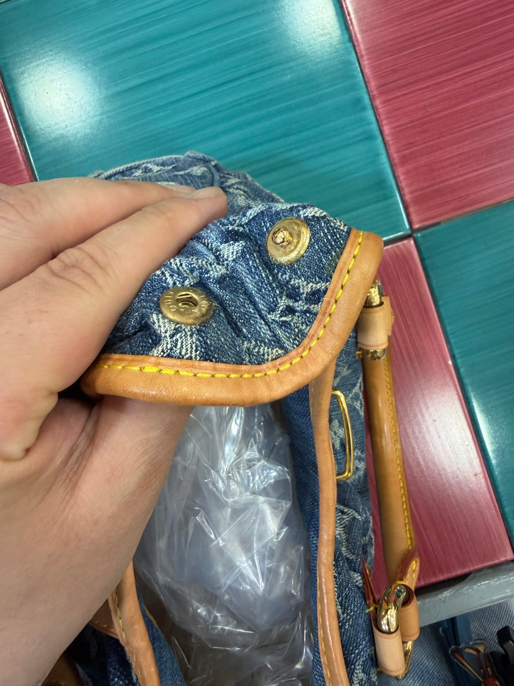 Louis Vuitton Denim Pleaty PM