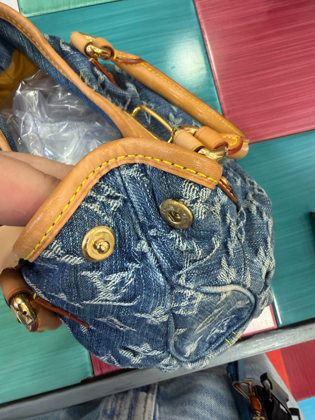 Louis Vuitton Denim Pleaty PM