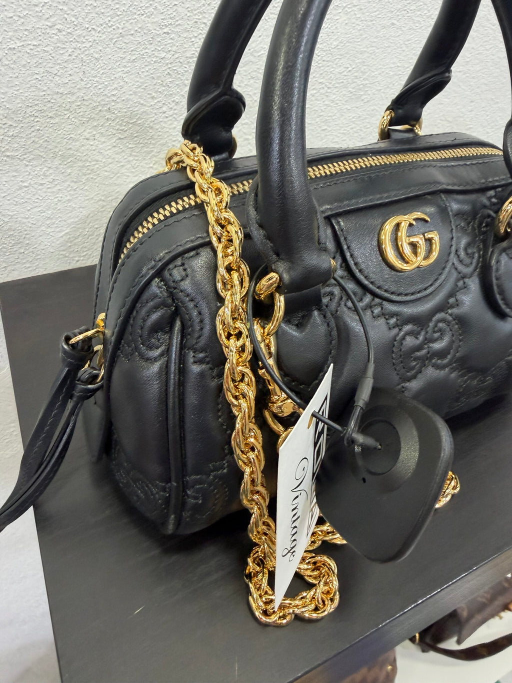 Gucci Bauletto mini in Pelle trapuntata GG