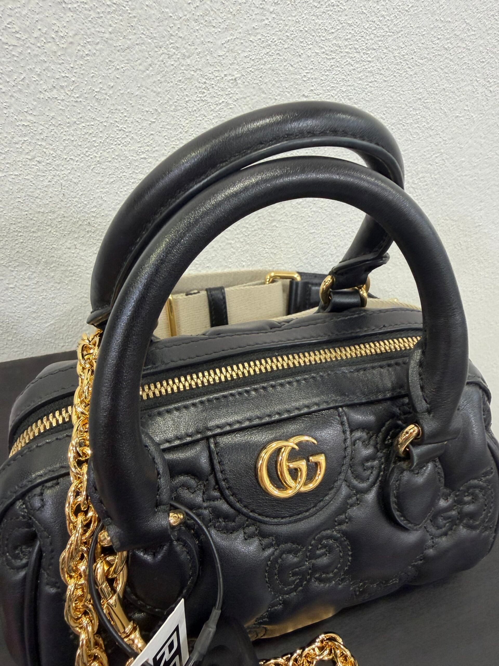 Gucci Bauletto mini in Pelle trapuntata GG