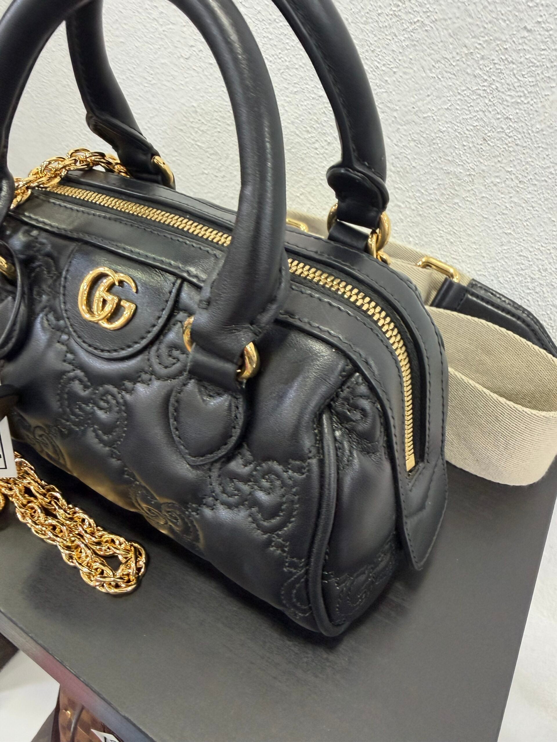 Gucci Bauletto mini in Pelle trapuntata GG