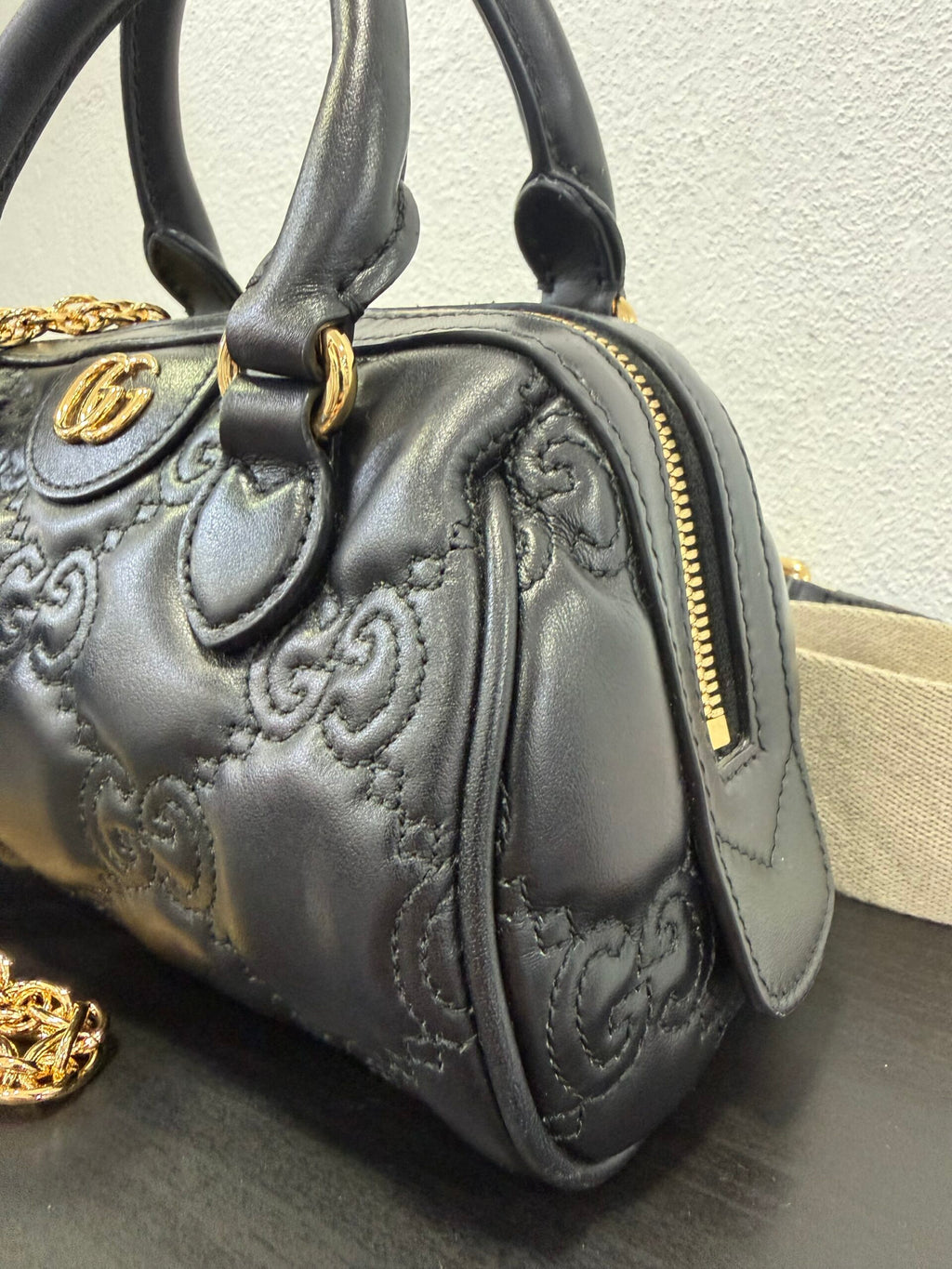 Gucci Bauletto mini in Pelle trapuntata GG