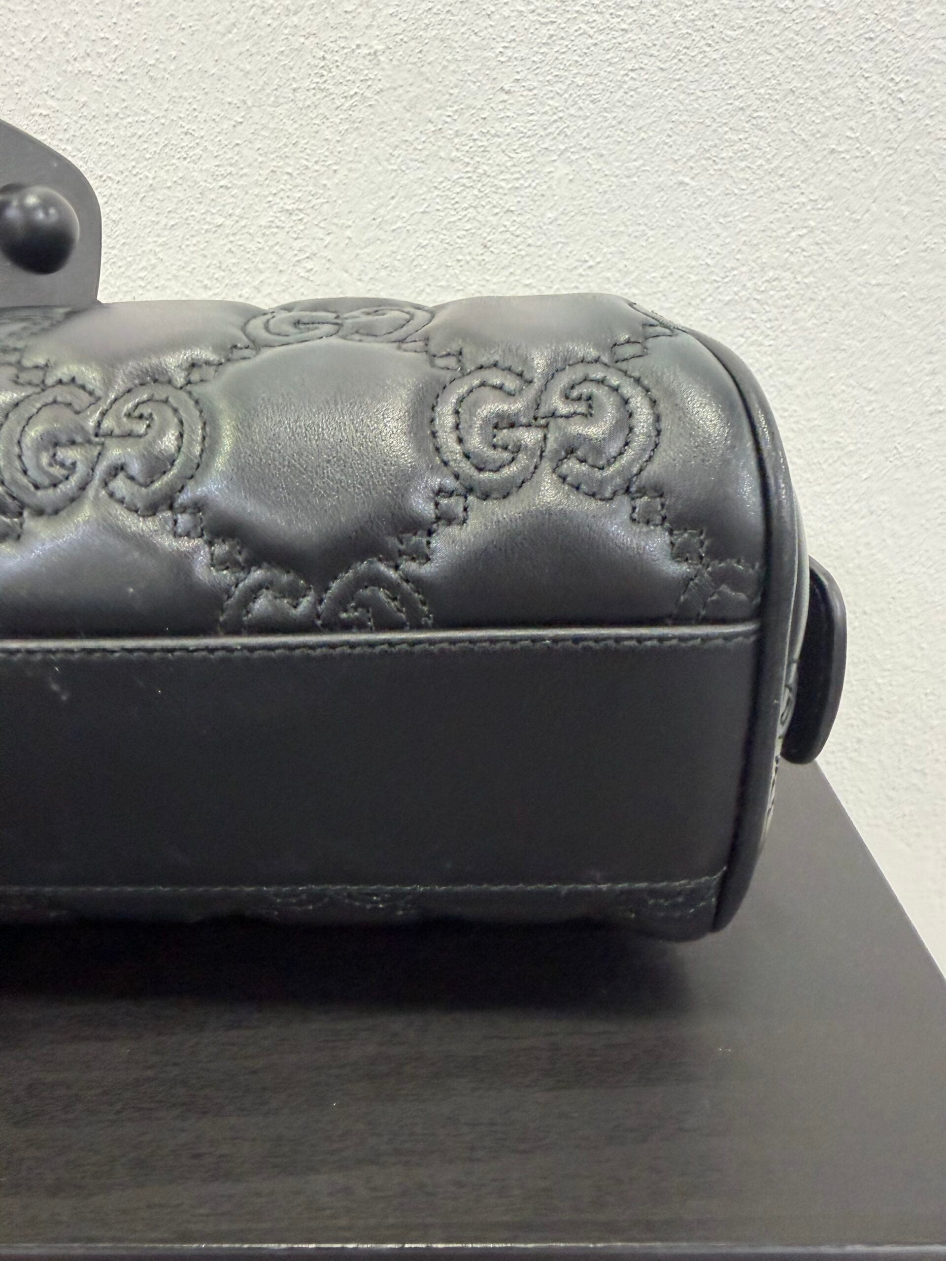 Gucci Bauletto mini in Pelle trapuntata GG