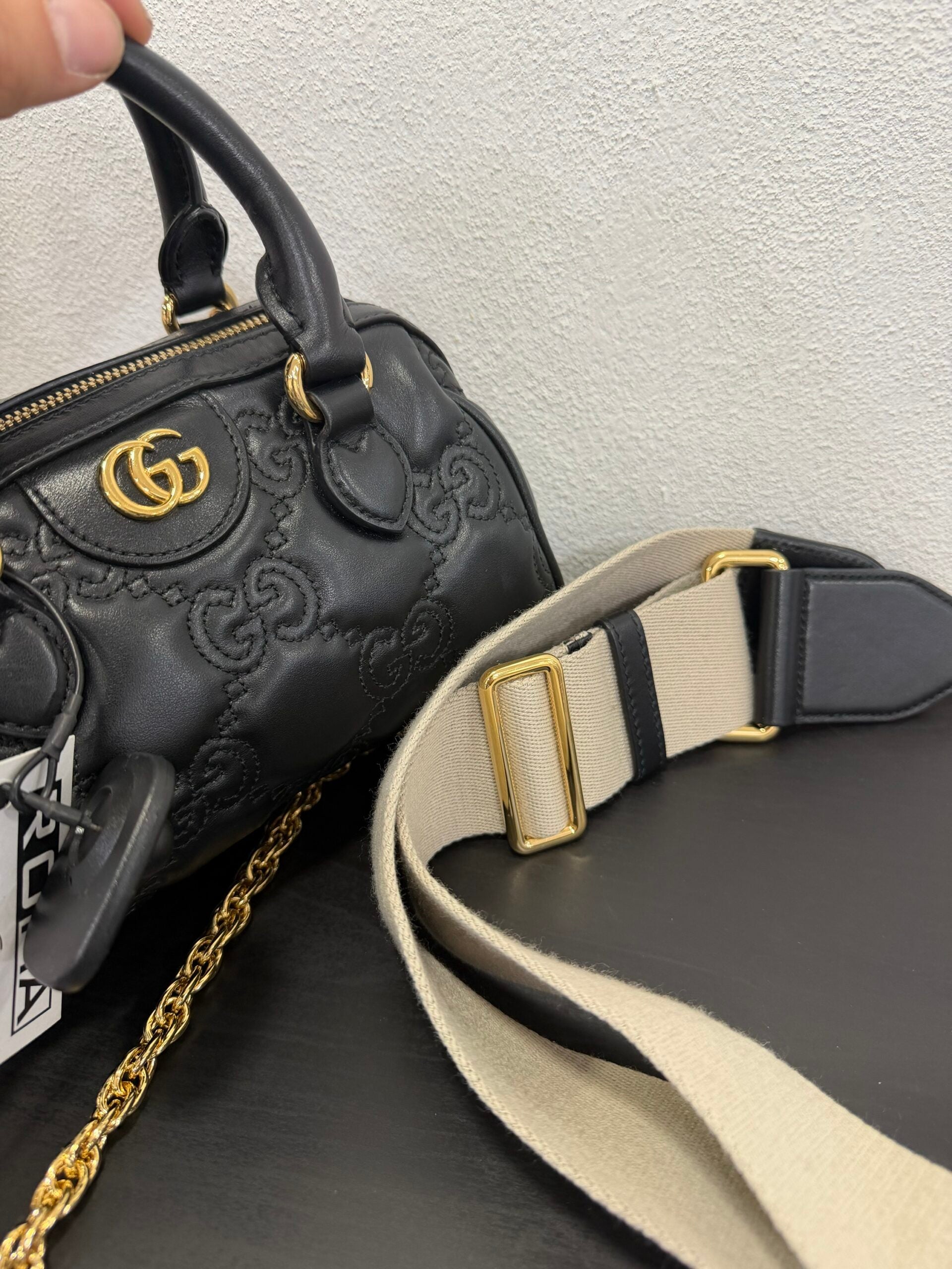 Gucci Bauletto mini in Pelle trapuntata GG