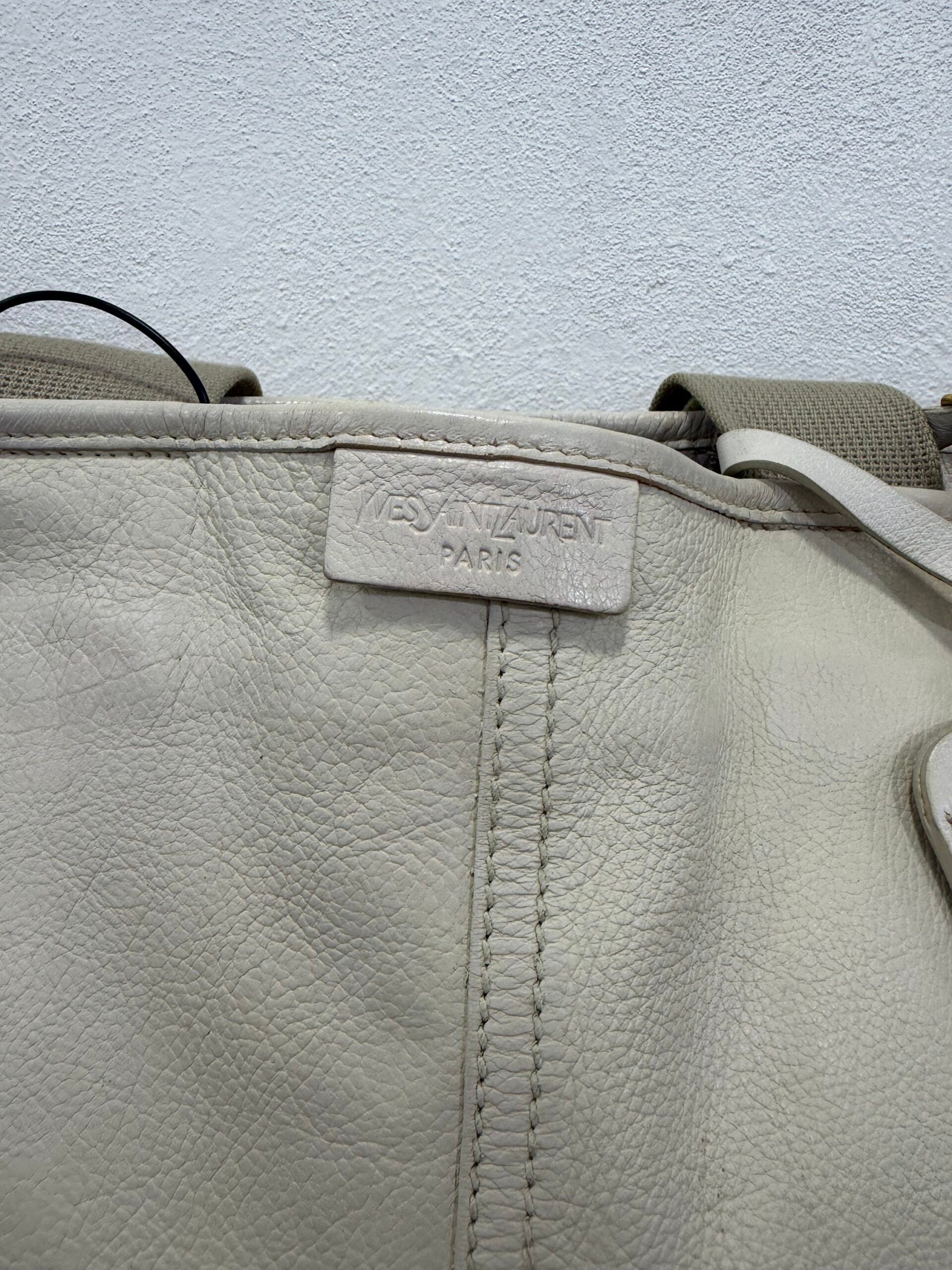 Yves Saint Laurent Tote bag Pelle Bianca