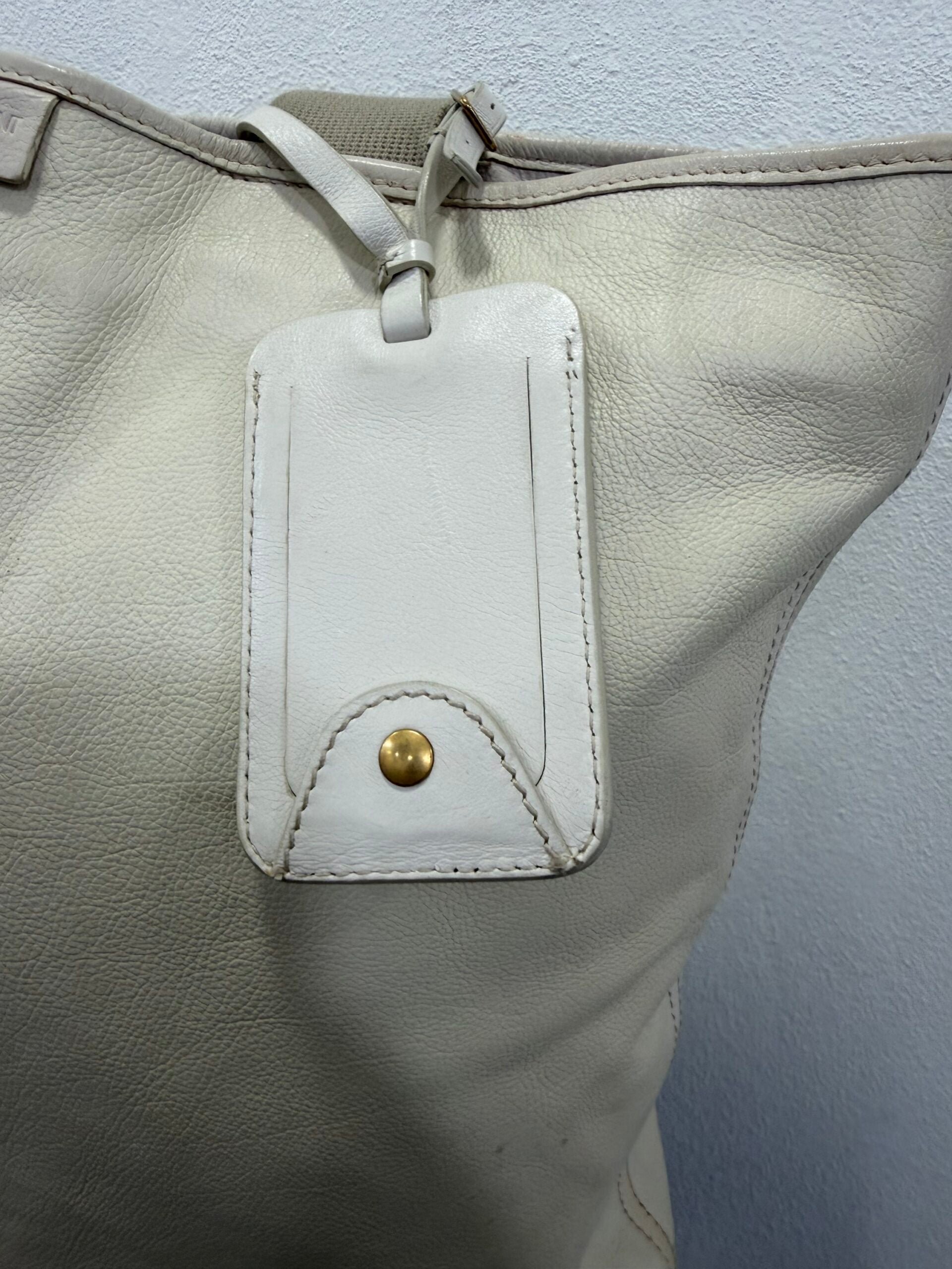 Yves Saint Laurent Tote bag Pelle Bianca