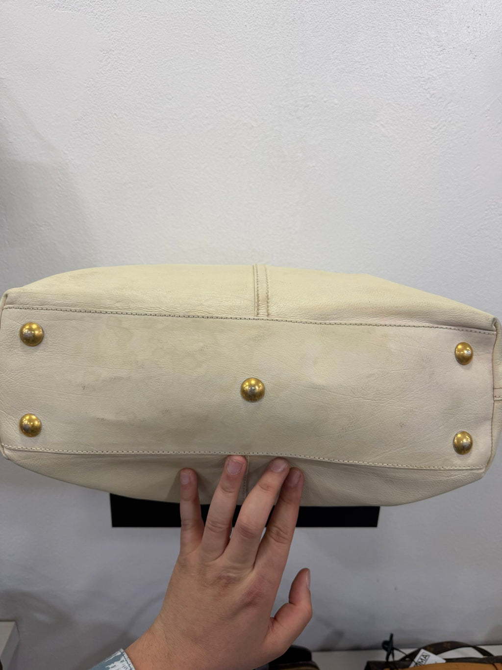 Yves Saint Laurent Tote bag Pelle Bianca