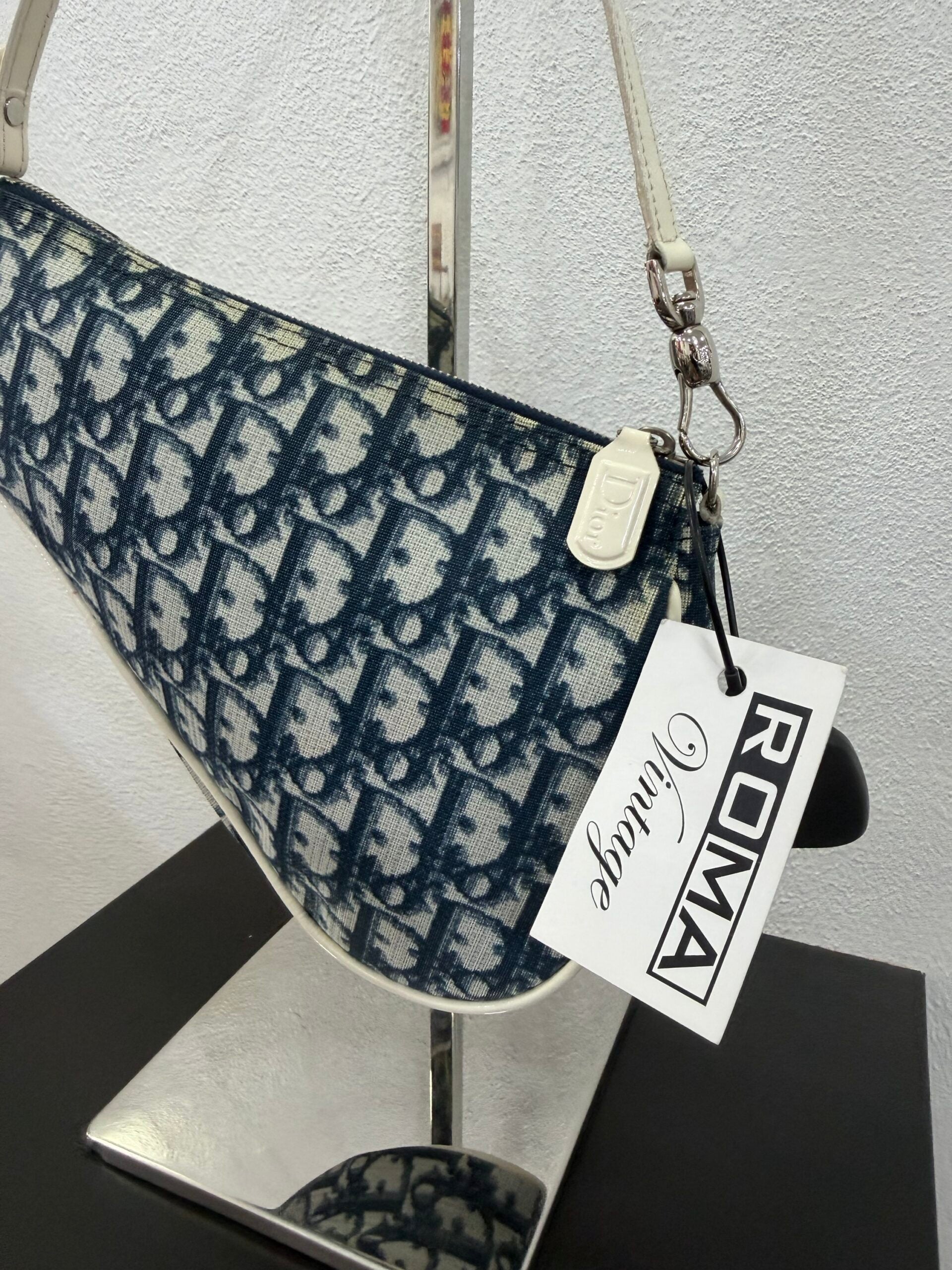 Dior Pochette Saddle Dior oblique