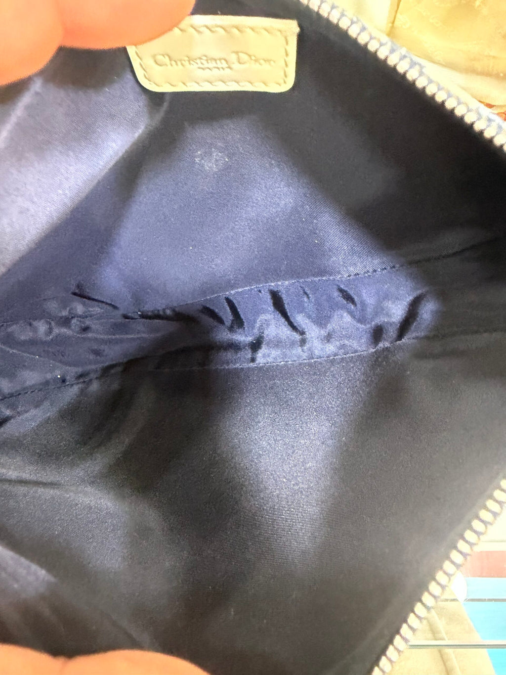 Dior Pochette Saddle Dior oblique