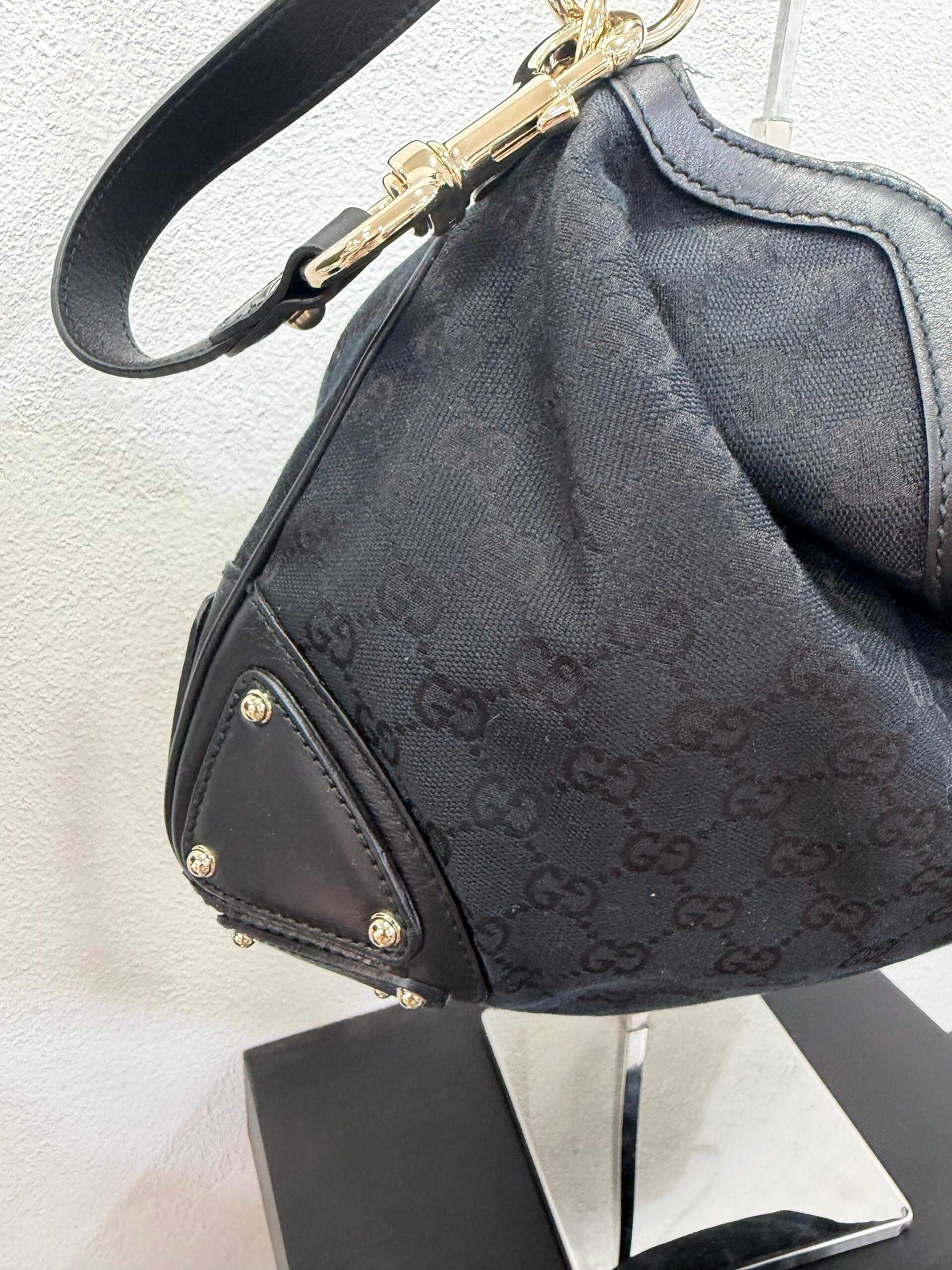 Gucci Indy Bag in tela GG Supreme nera