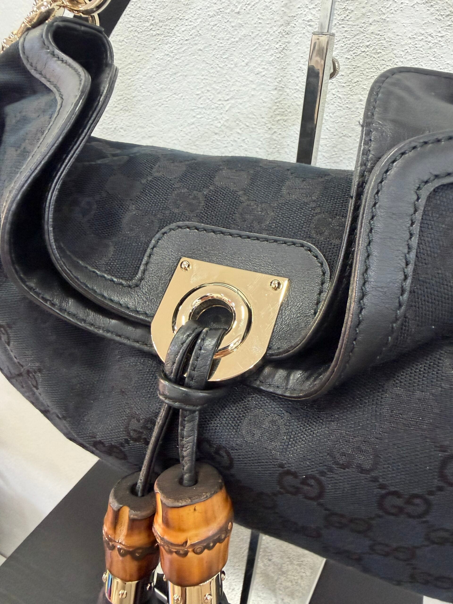 Gucci Indy Bag in tela GG Supreme nera
