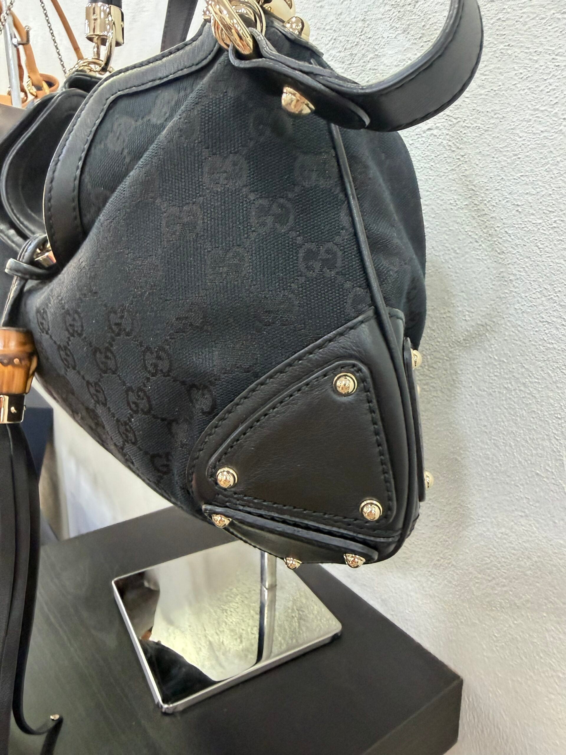 Gucci Indy Bag in tela GG Supreme nera