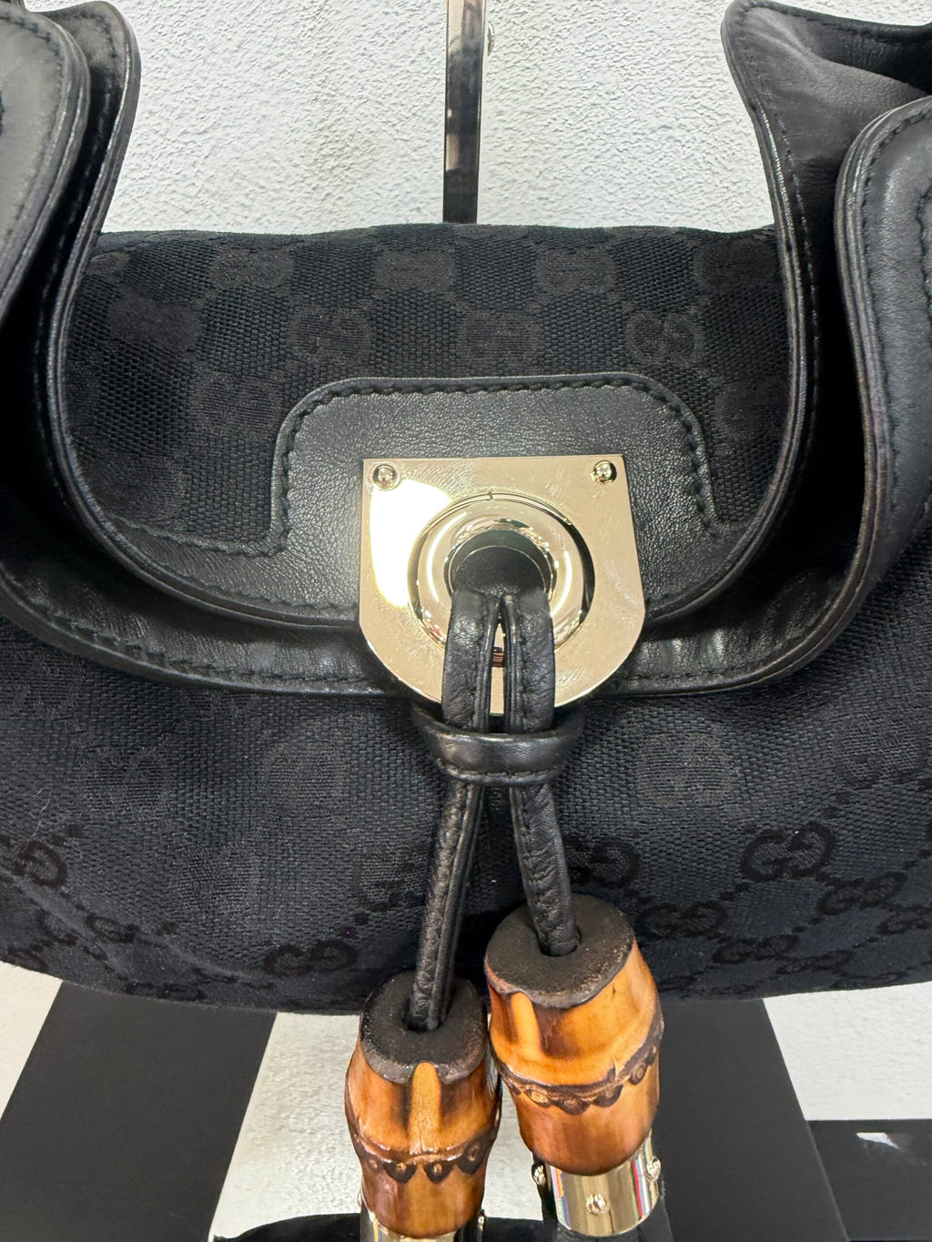 Gucci Indy Bag in tela GG Supreme nera