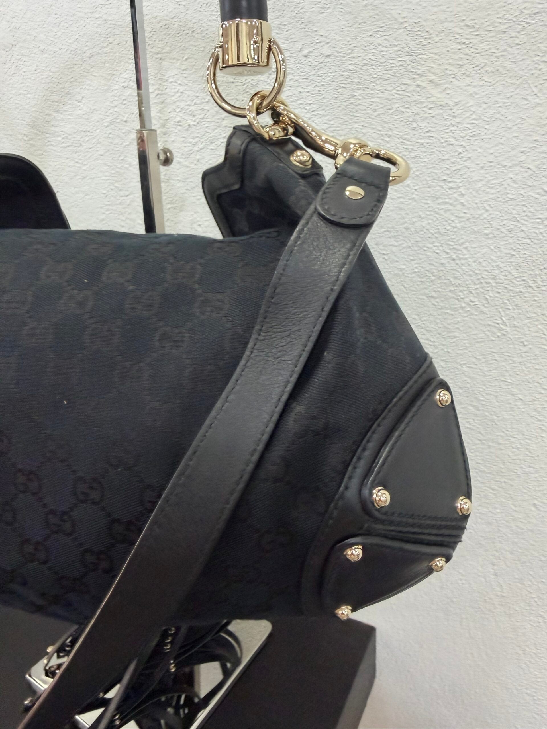 Gucci Indy Bag in tela GG Supreme nera