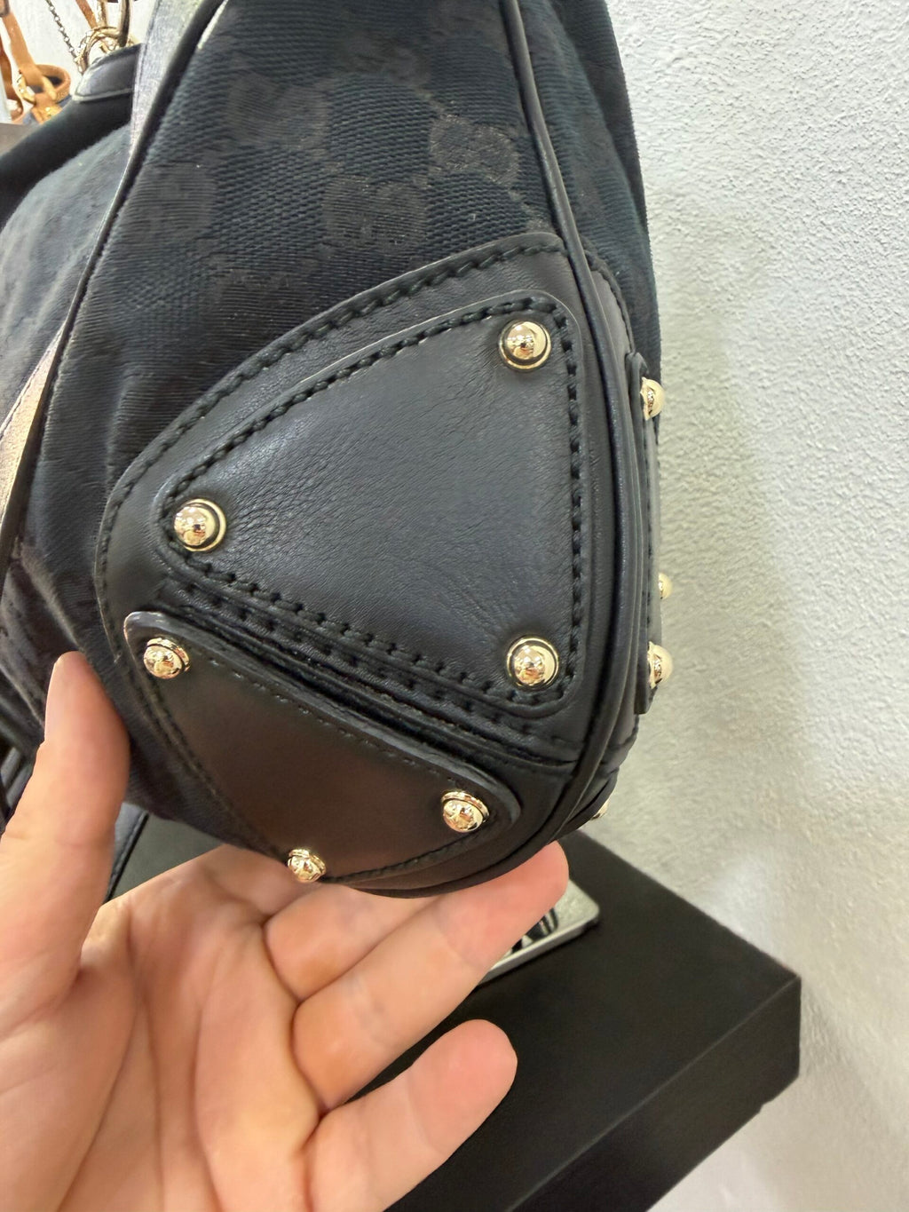 Gucci Indy Bag in tela GG Supreme nera