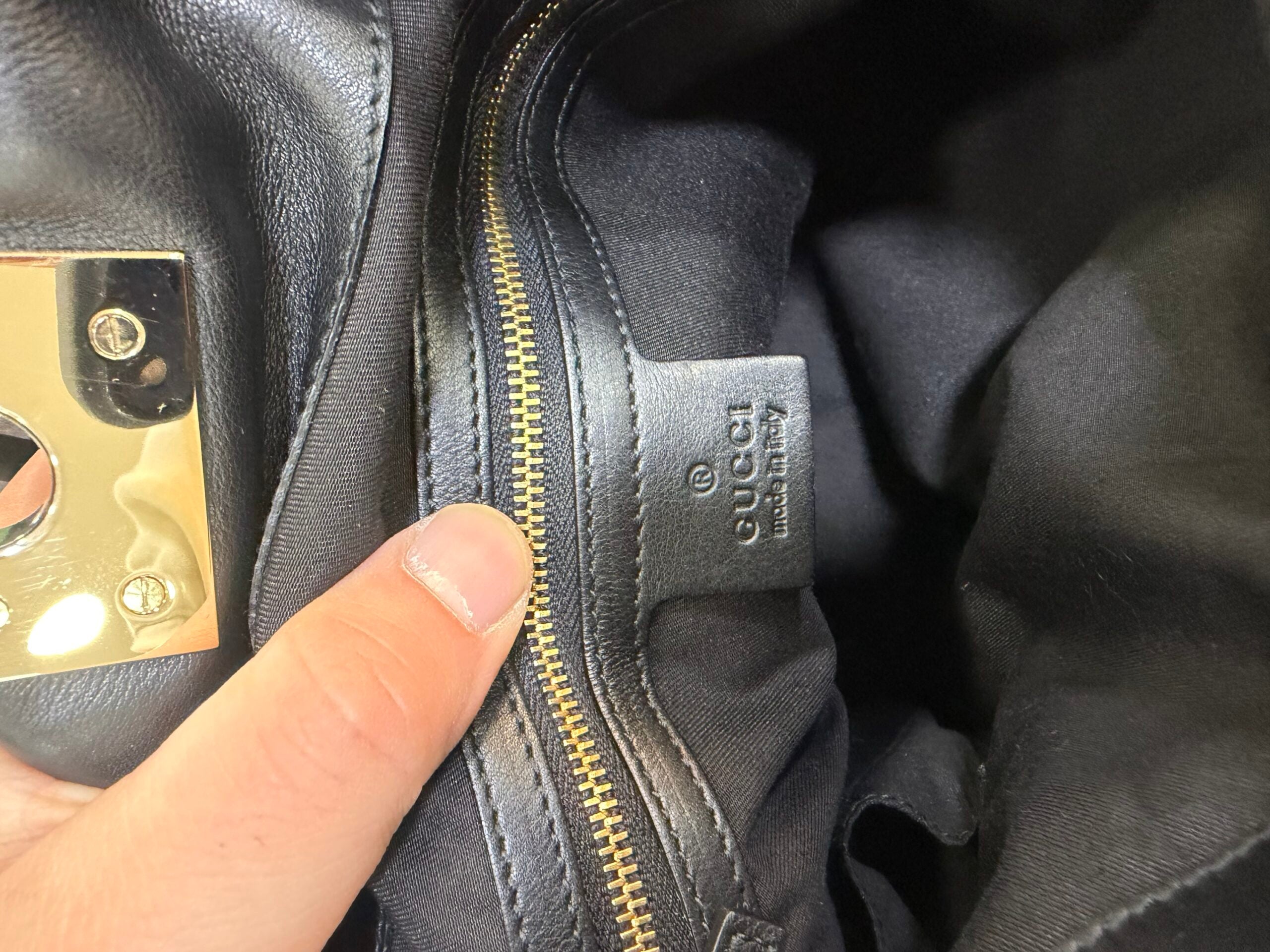 Gucci Indy Bag in tela GG Supreme nera