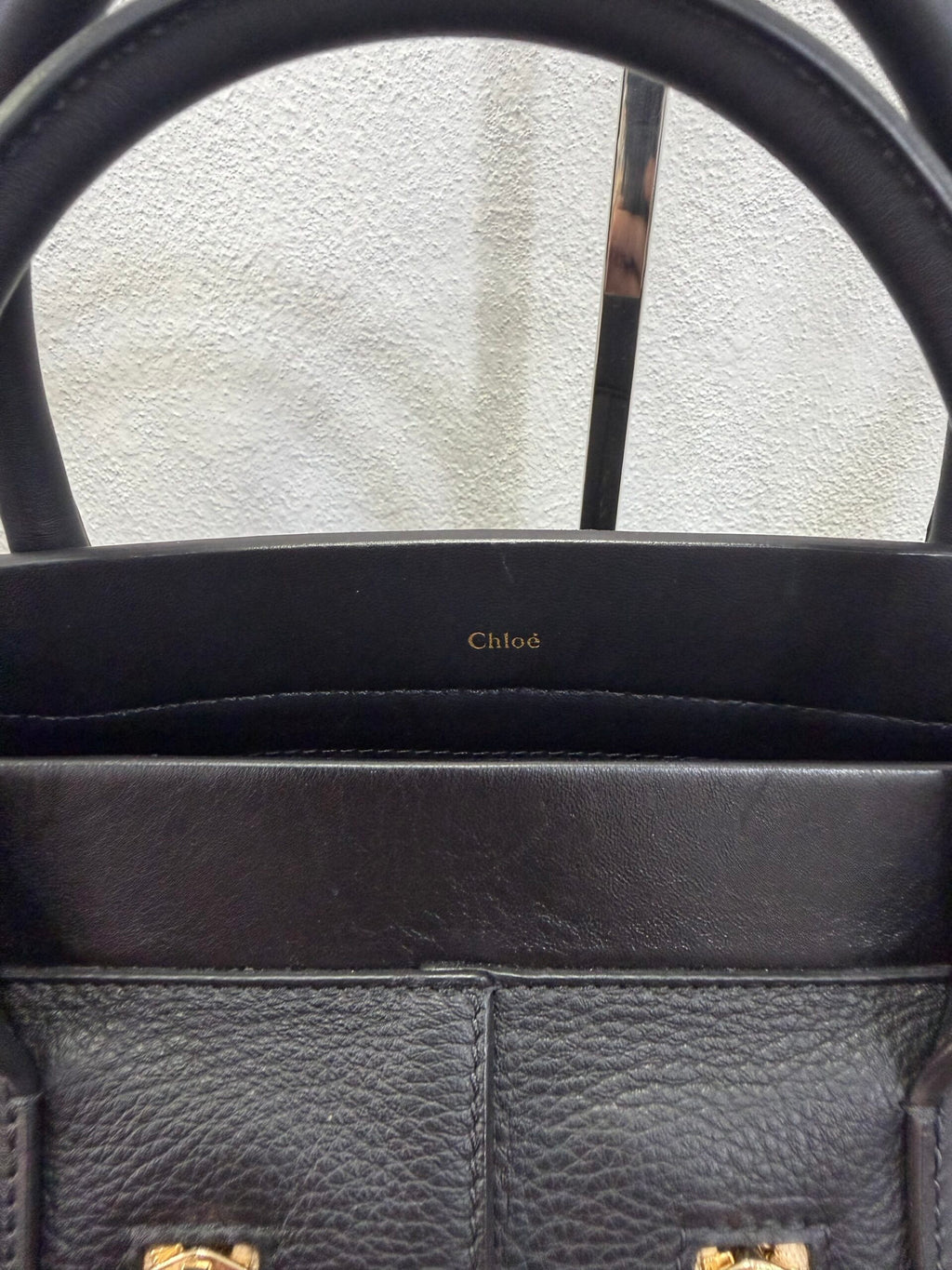 Chloe shopping in pelle con tracolla
