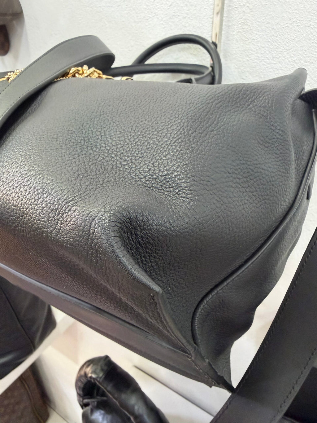 Chloe shopping in pelle con tracolla