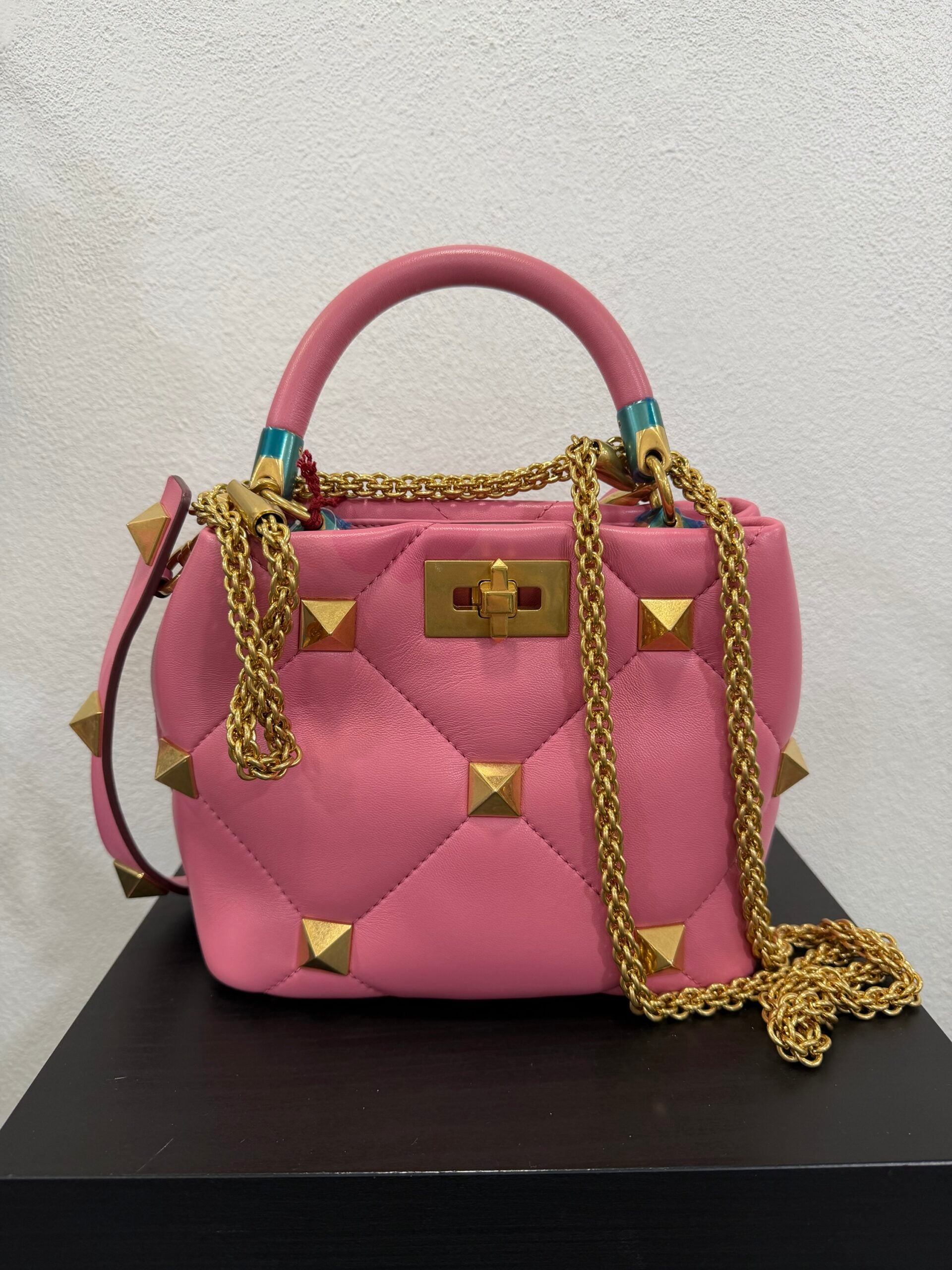 Valentino Garavani Top Handle Roman Stud